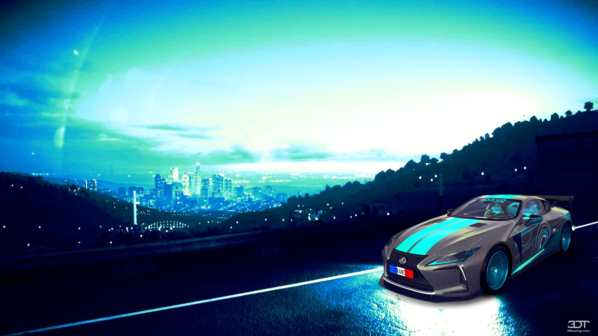 Lexus LC500 2 door fastback coupe 2017 tuning