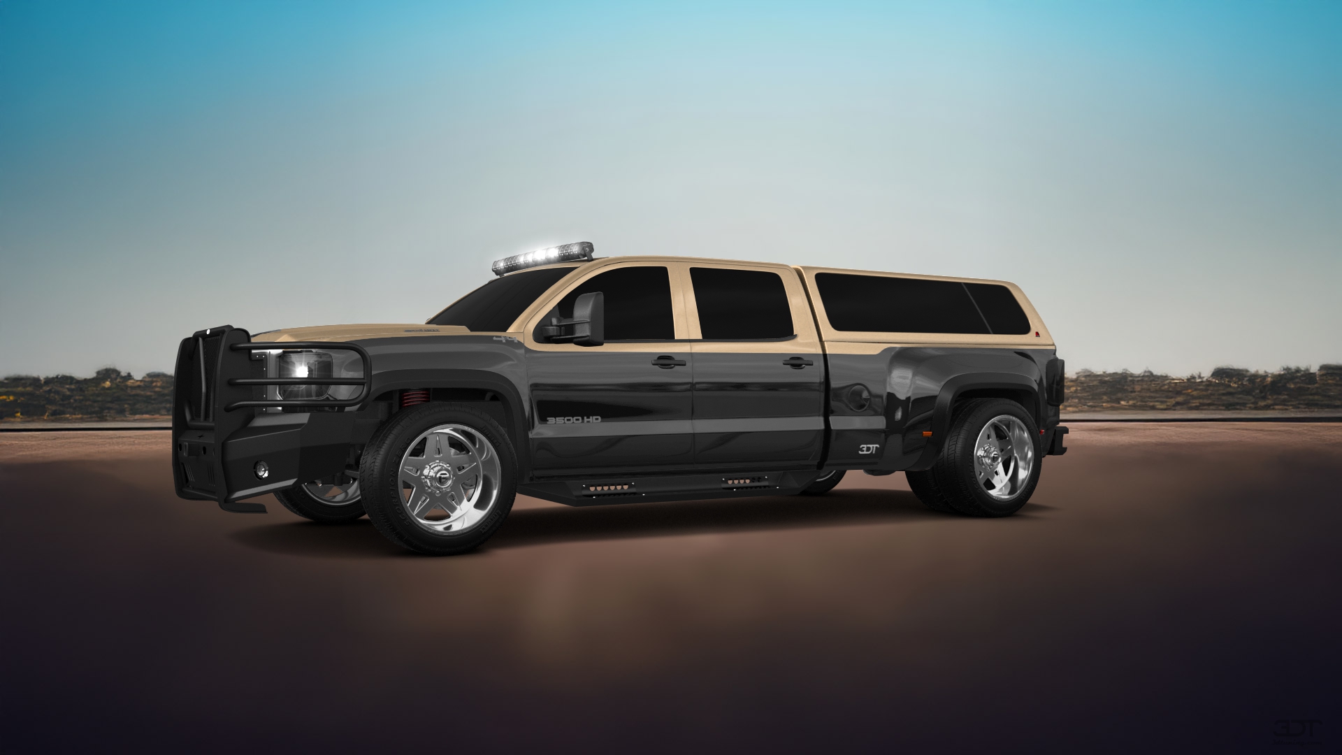 GMC Sierra 3500 HD Crew Cab 4 Door pickup truck 2015 tuning