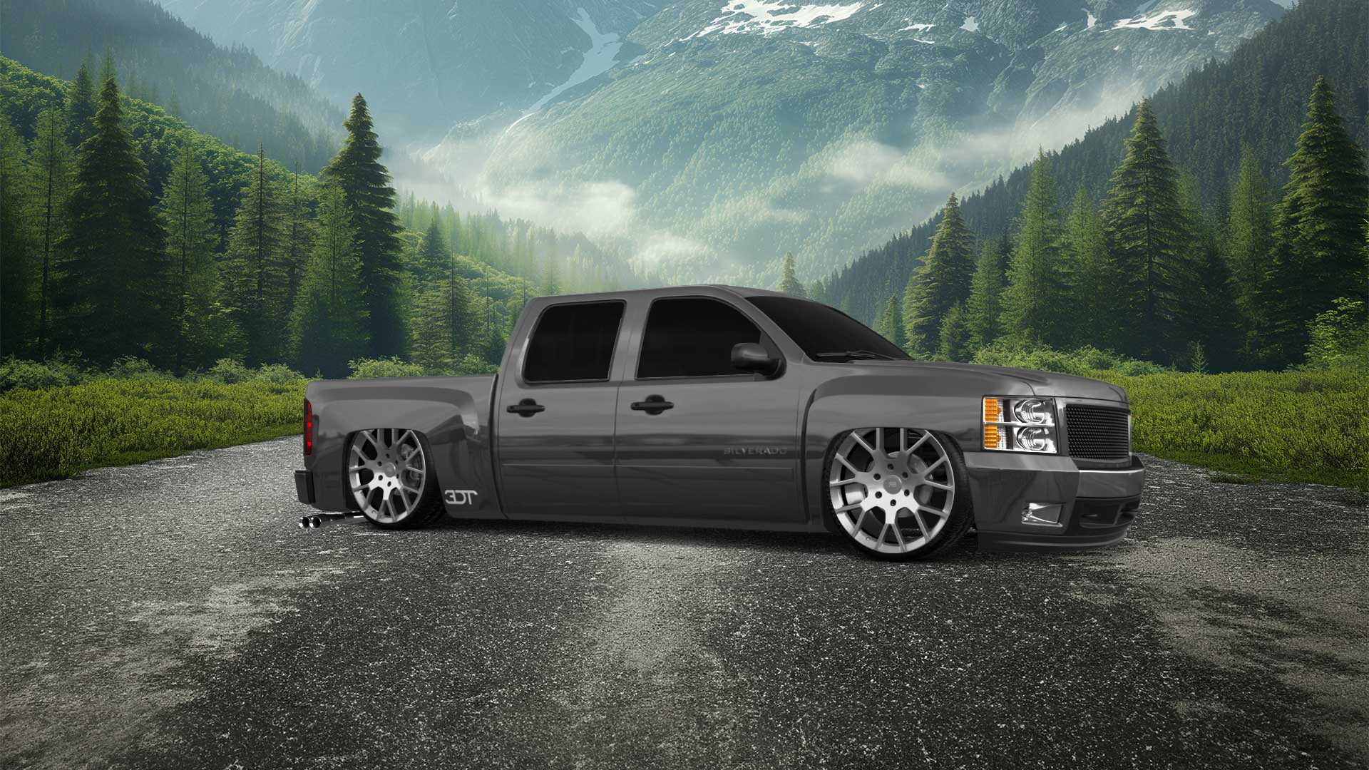 Chevrolet Silverado 1500 Crew Cab 4 Door pickup truck 2007
