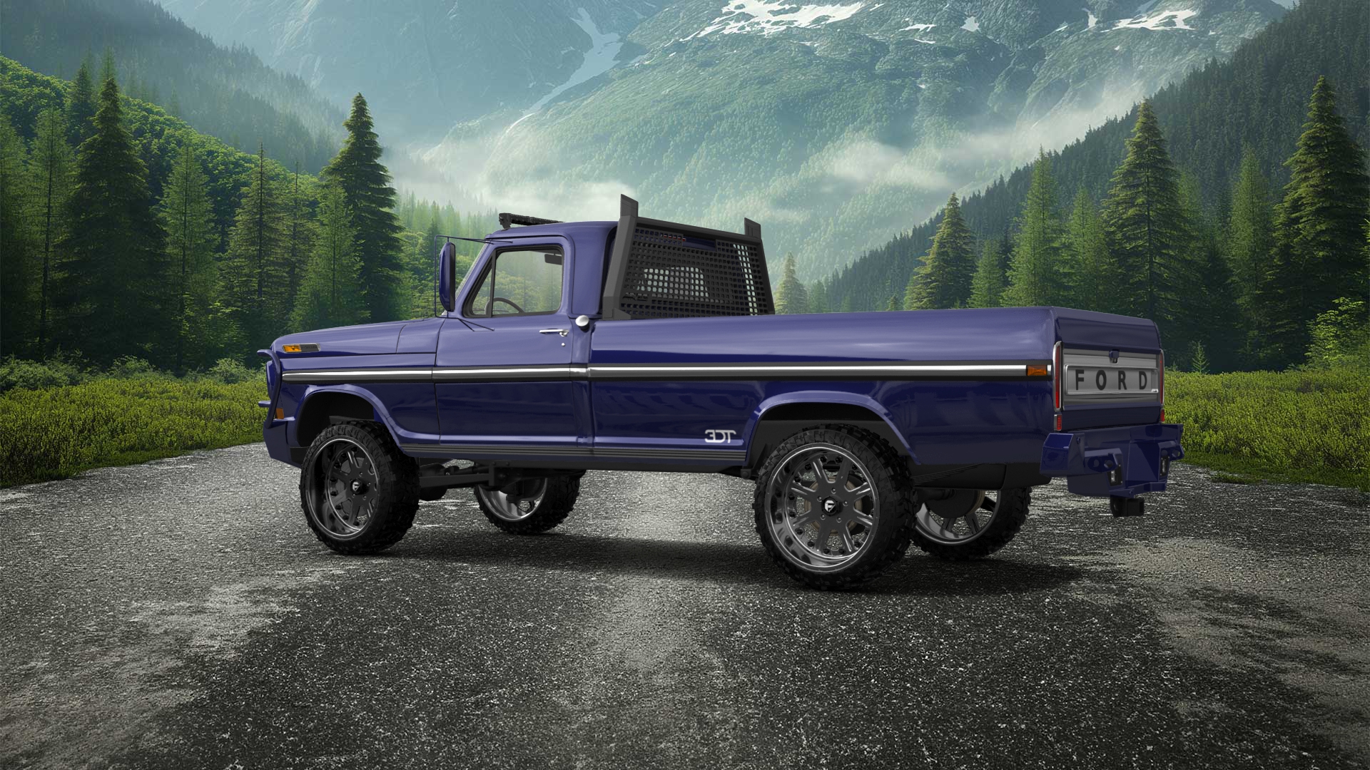 Ford F-250 2 Door pickup truck 1971