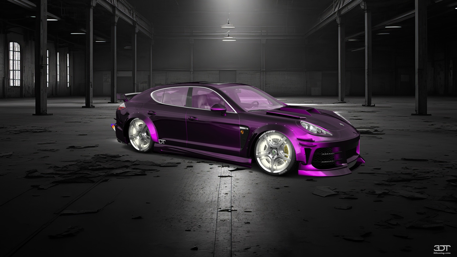 Porsche Panamera 4 door fastback saloon 2011 tuning