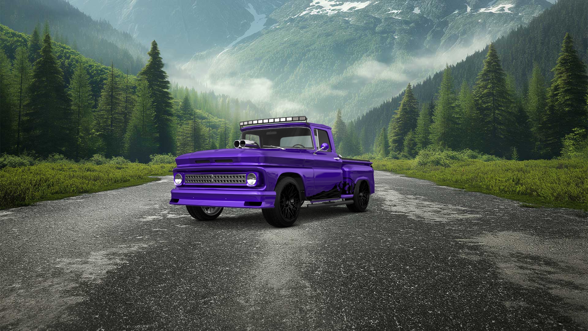 Chevrolet C-10 Stepside 2 Door pickup truck 1963