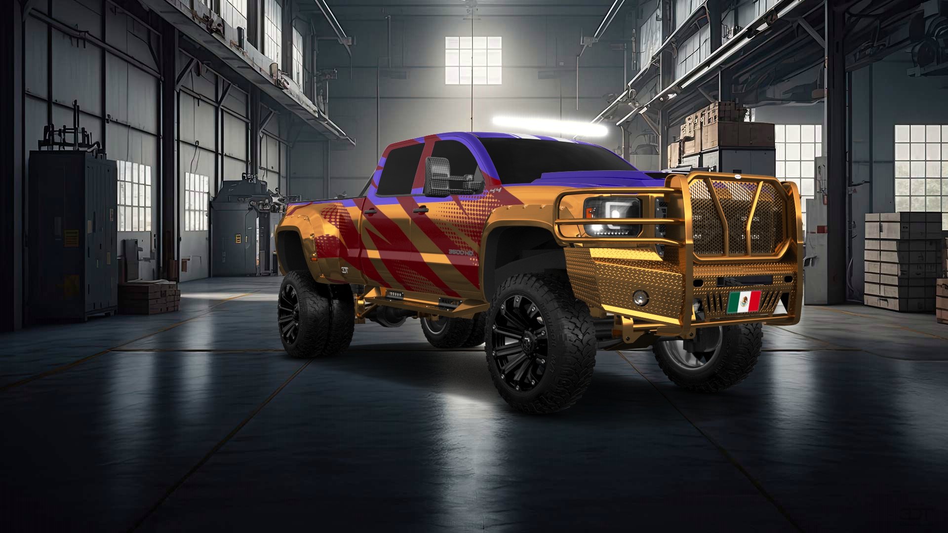 GMC Sierra 3500 HD Crew Cab 4 Door pickup truck 2015 tuning