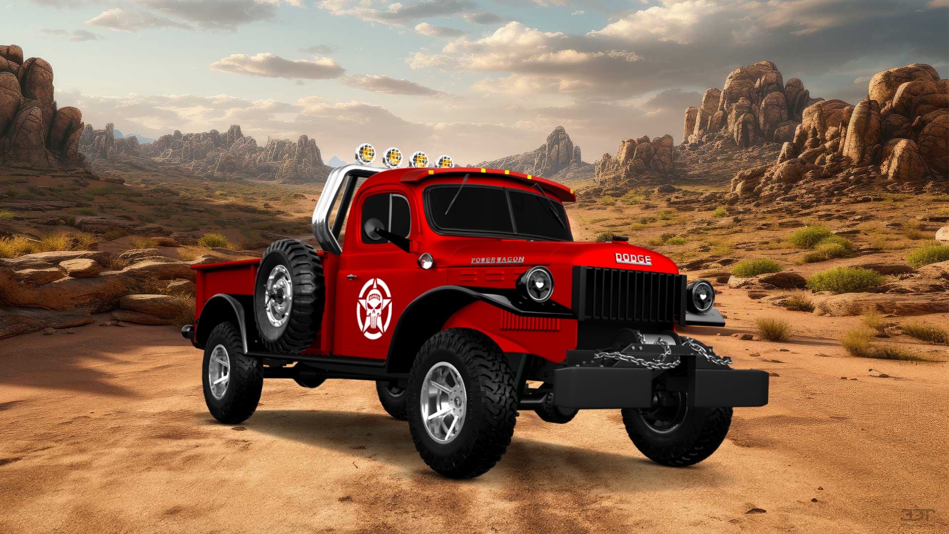 Dodge Power Wagon 2 Door pickup truck 1947 tuning