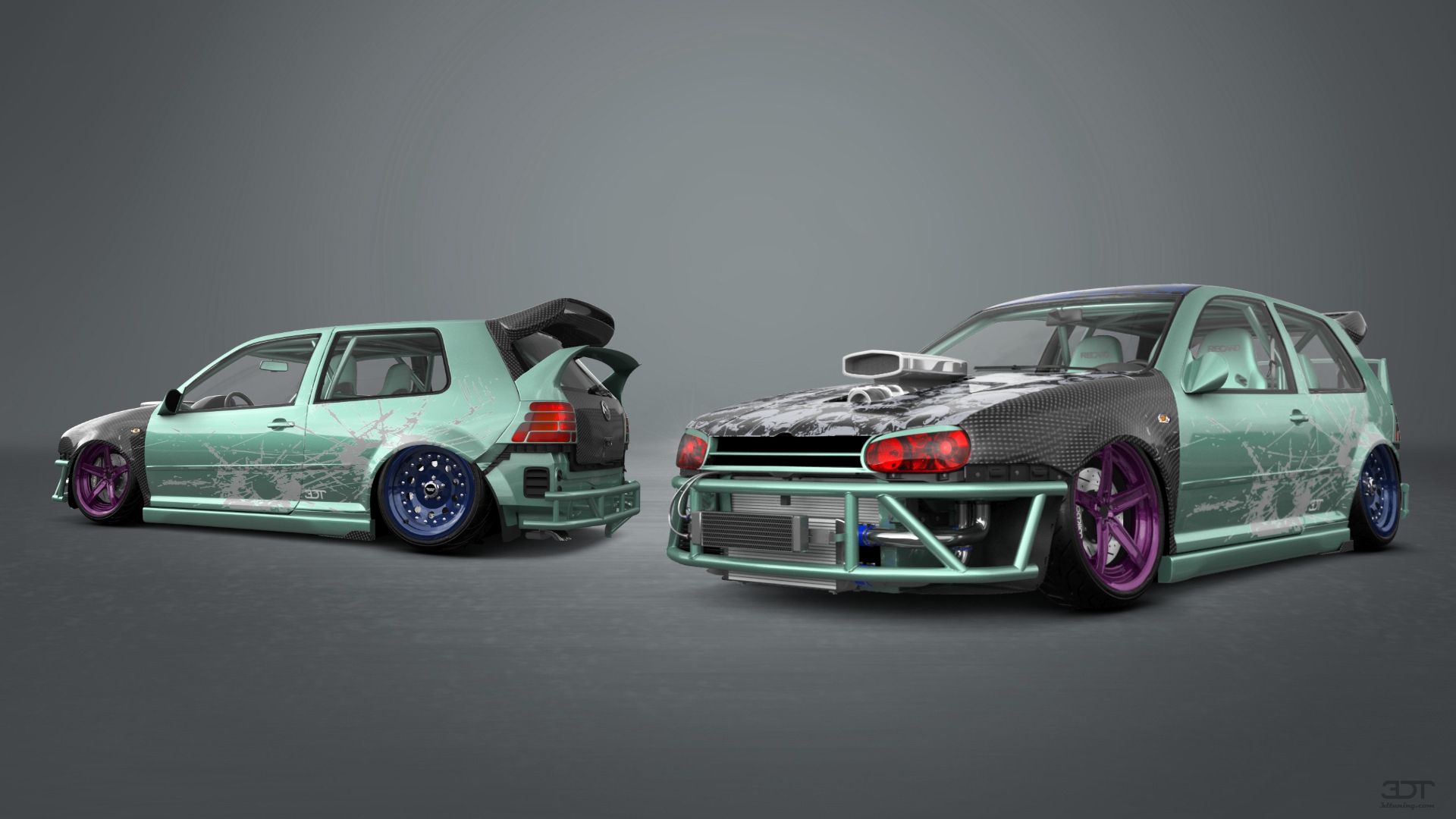 Volkswagen Golf 4 (mk4) 3 Door Hatchback 1997 tuning