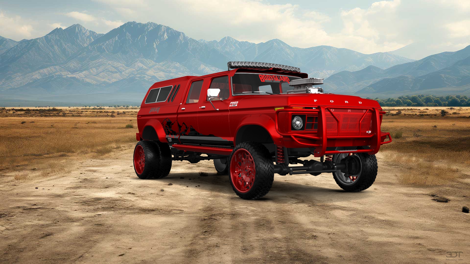 Ford F-350 Dually 4 Door pickup truck 1973
