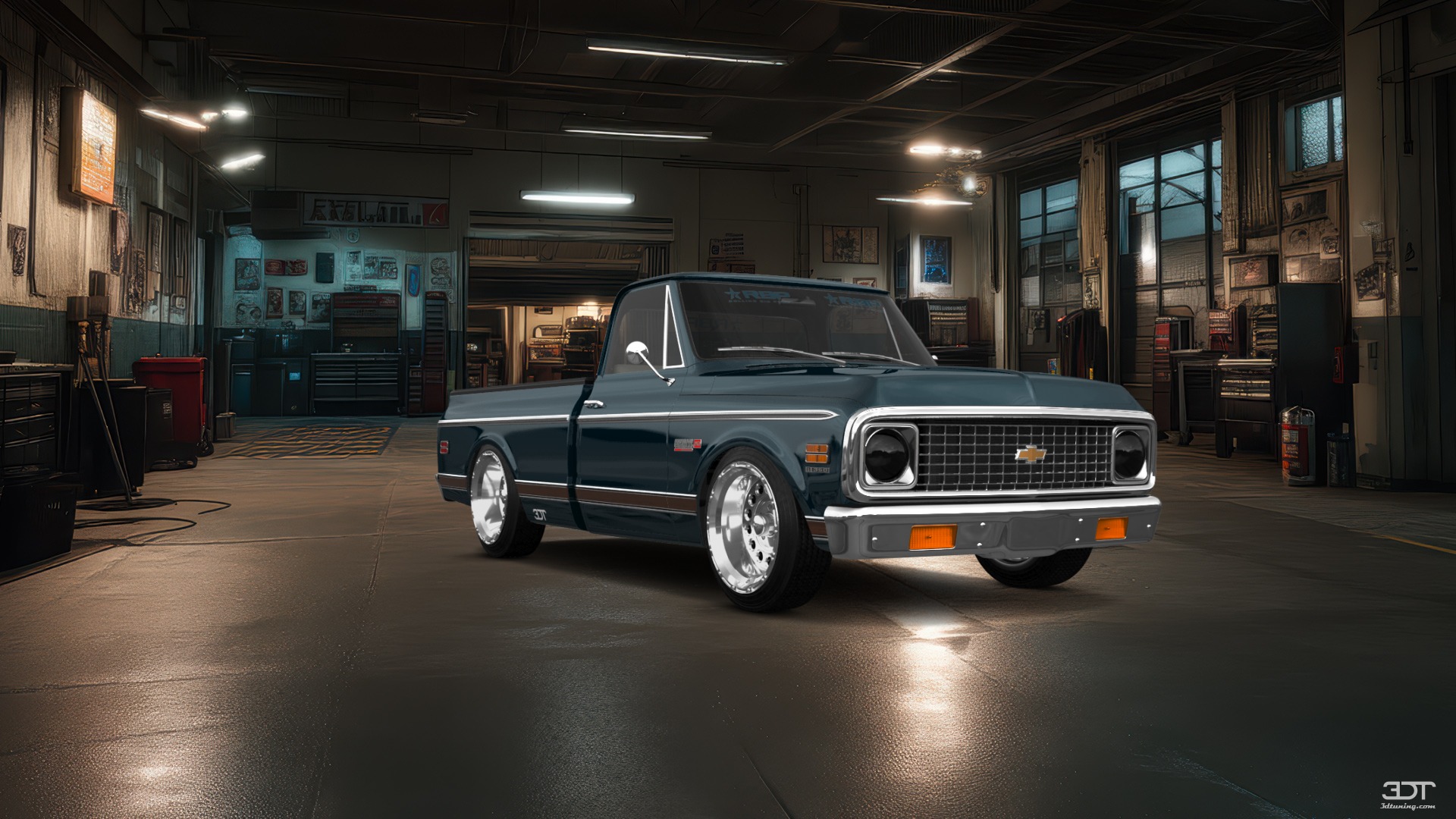 Chevrolet C-10 Cheyenne 2 Door pickup truck 1972 tuning