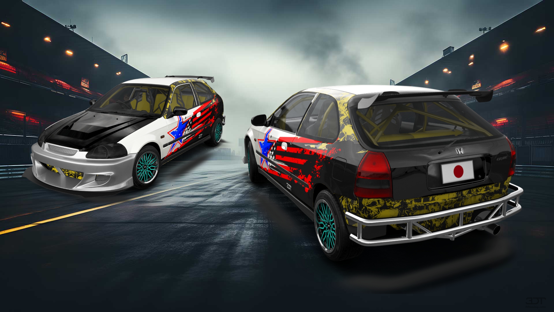 Honda Civic 3 Door Hatchback 1997 Images