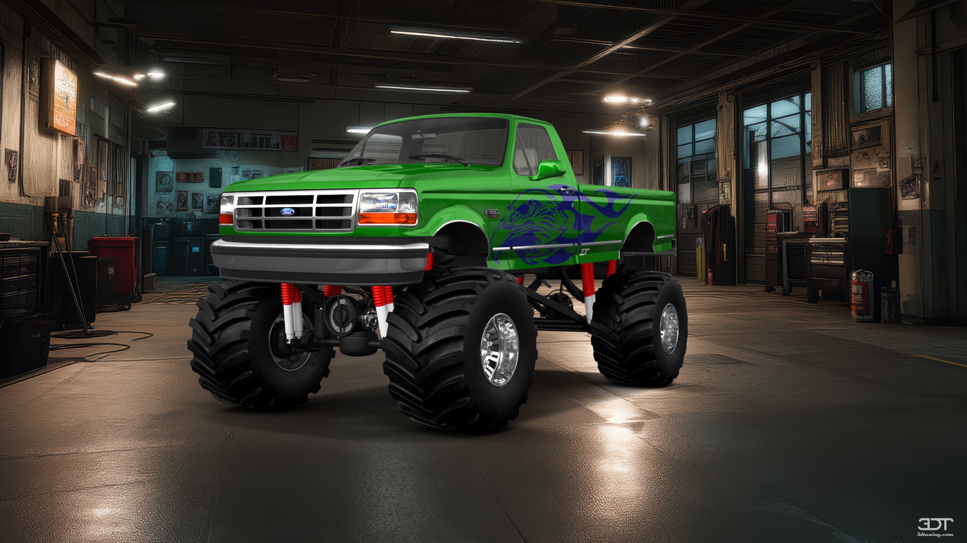 Tuning Ford F-150 Regular Cab 2 Door pickup truck 1992