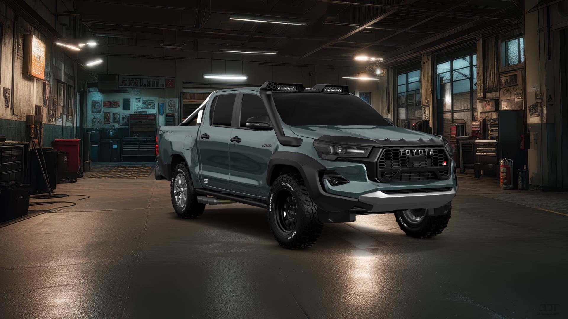 Toyota Hilux Double Cab 4 Door pickup truck 2015 tuning