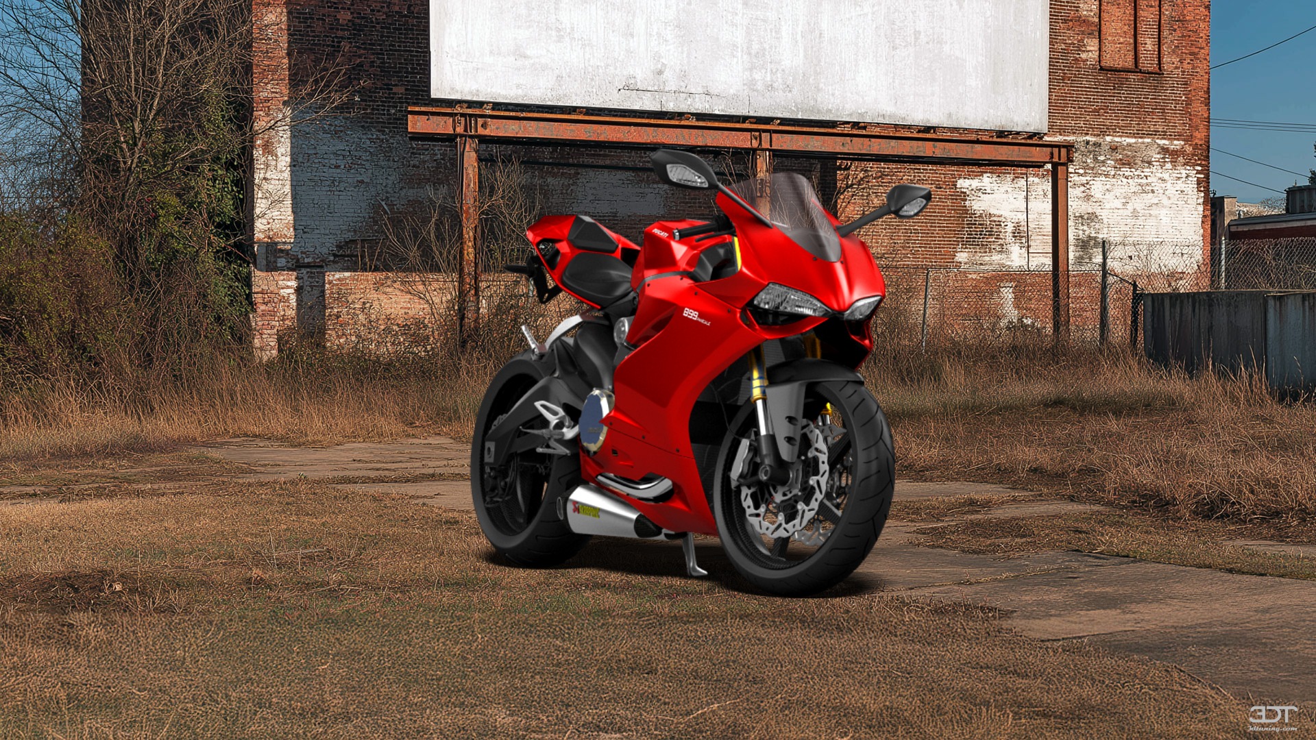Ducati 899 Panigale Sport Bike 2015 tuning