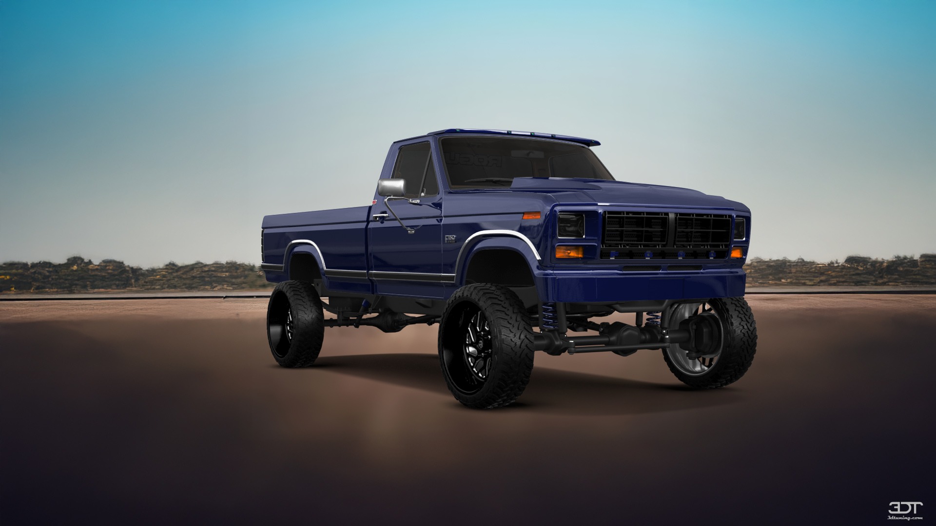 Ford F-150 2 Door pickup truck 1986 tuning