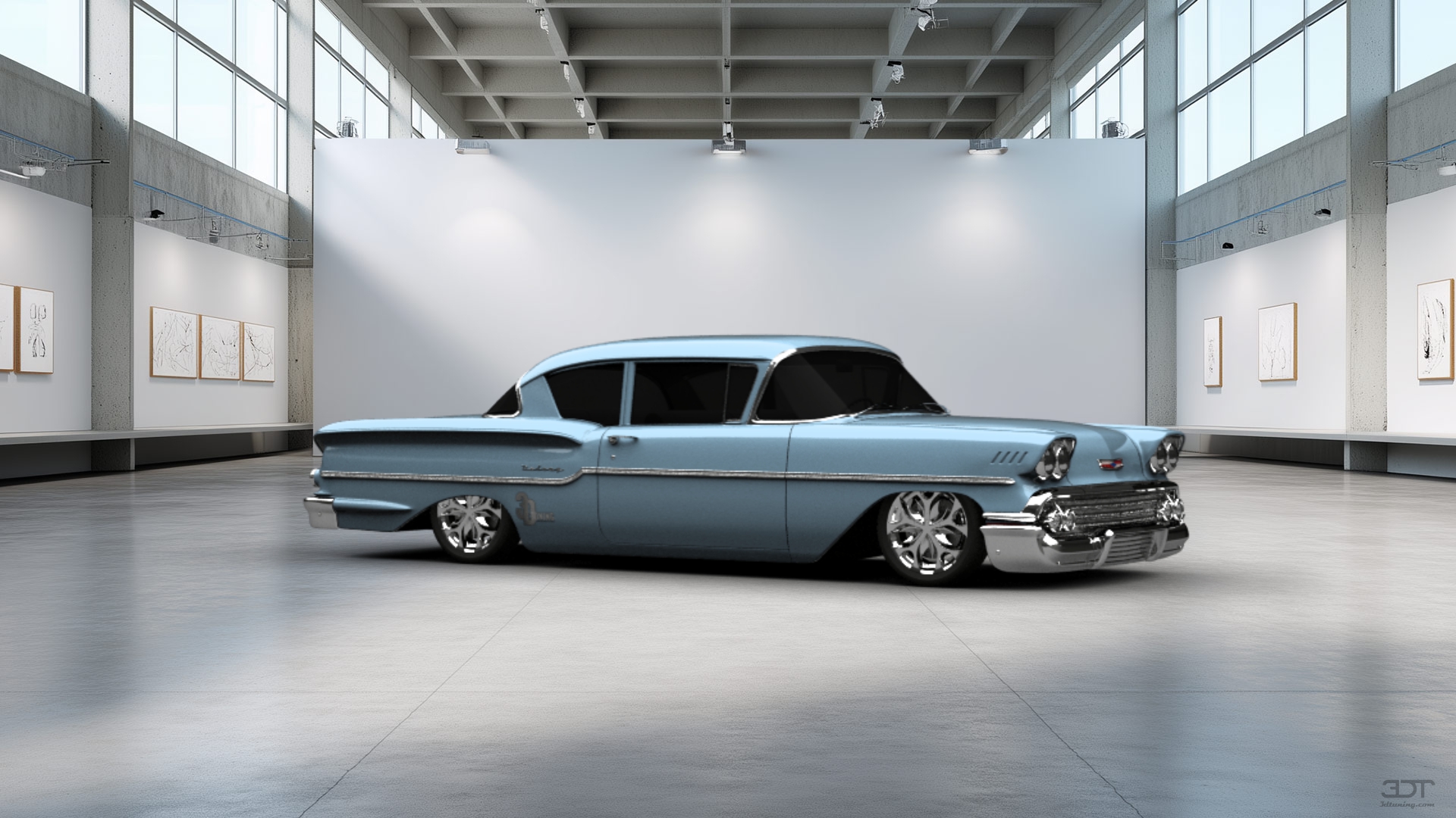 Chevrolet Delray 2door Sedan Coupe 1958 tuning