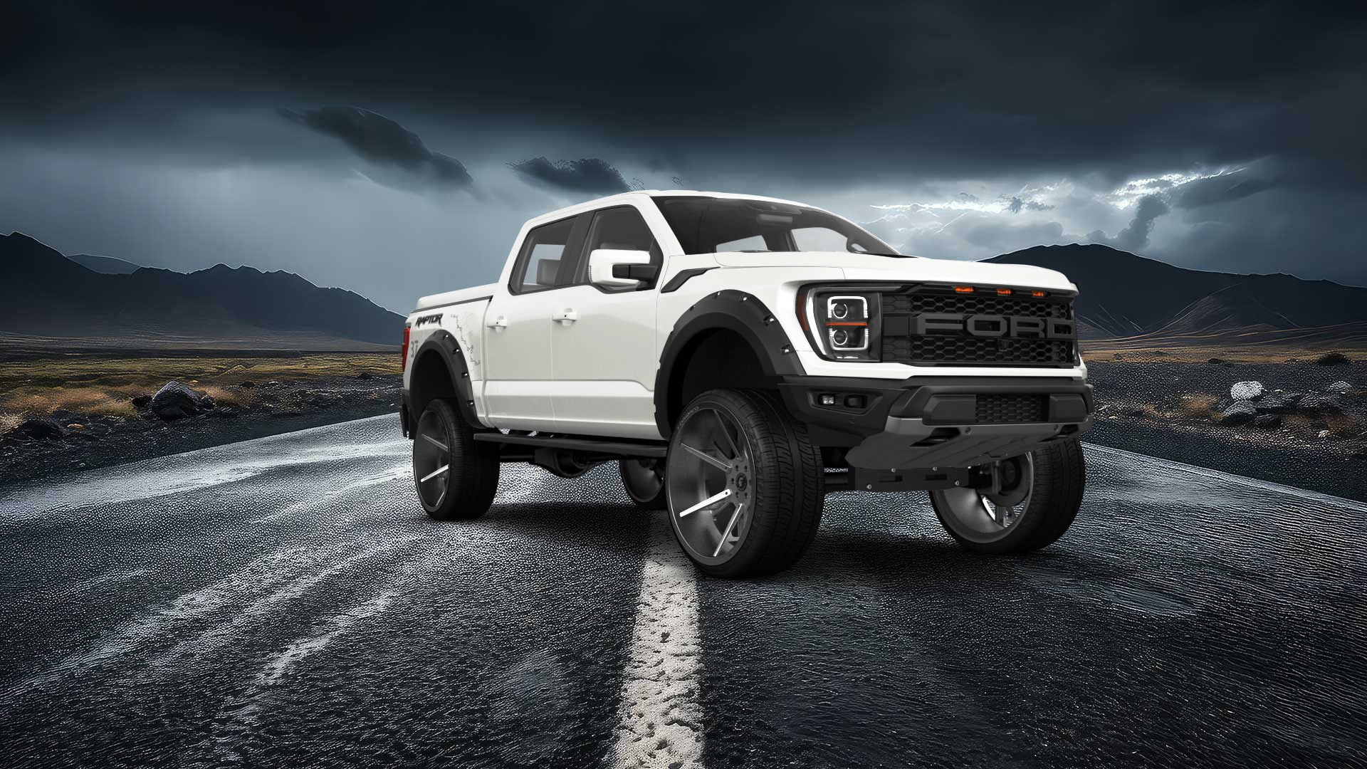 Ford F-150 Raptor 4 Door pickup truck 2021 tuning