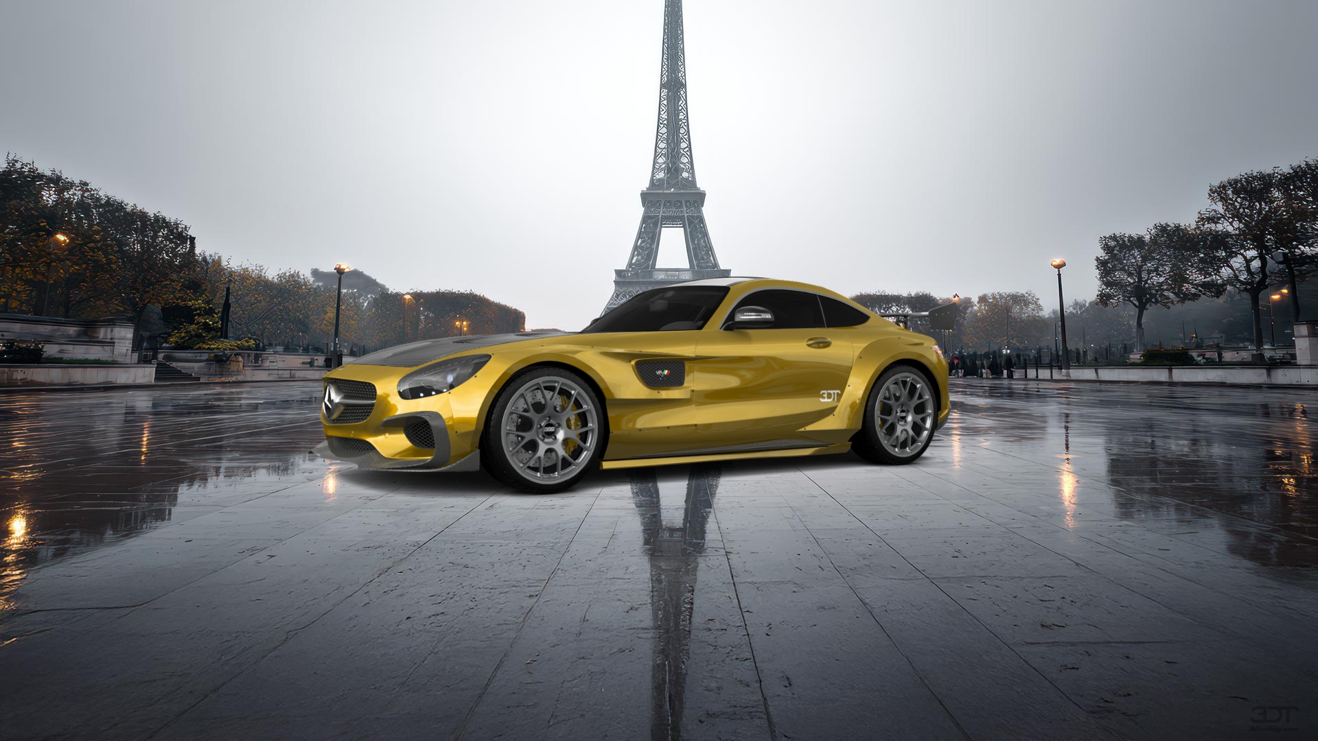 Mercedes AMG GT 2 door fastback coupe 2015 tuning