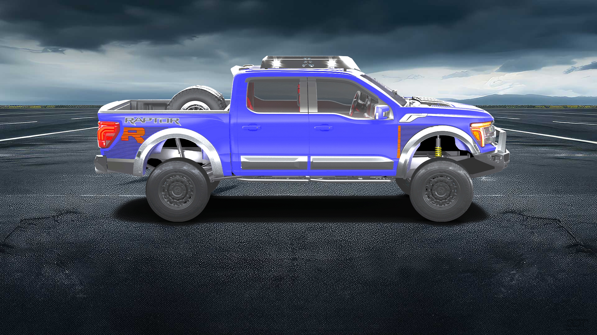 Ford F-150 Raptor 4 Door pickup truck 2024 tuning