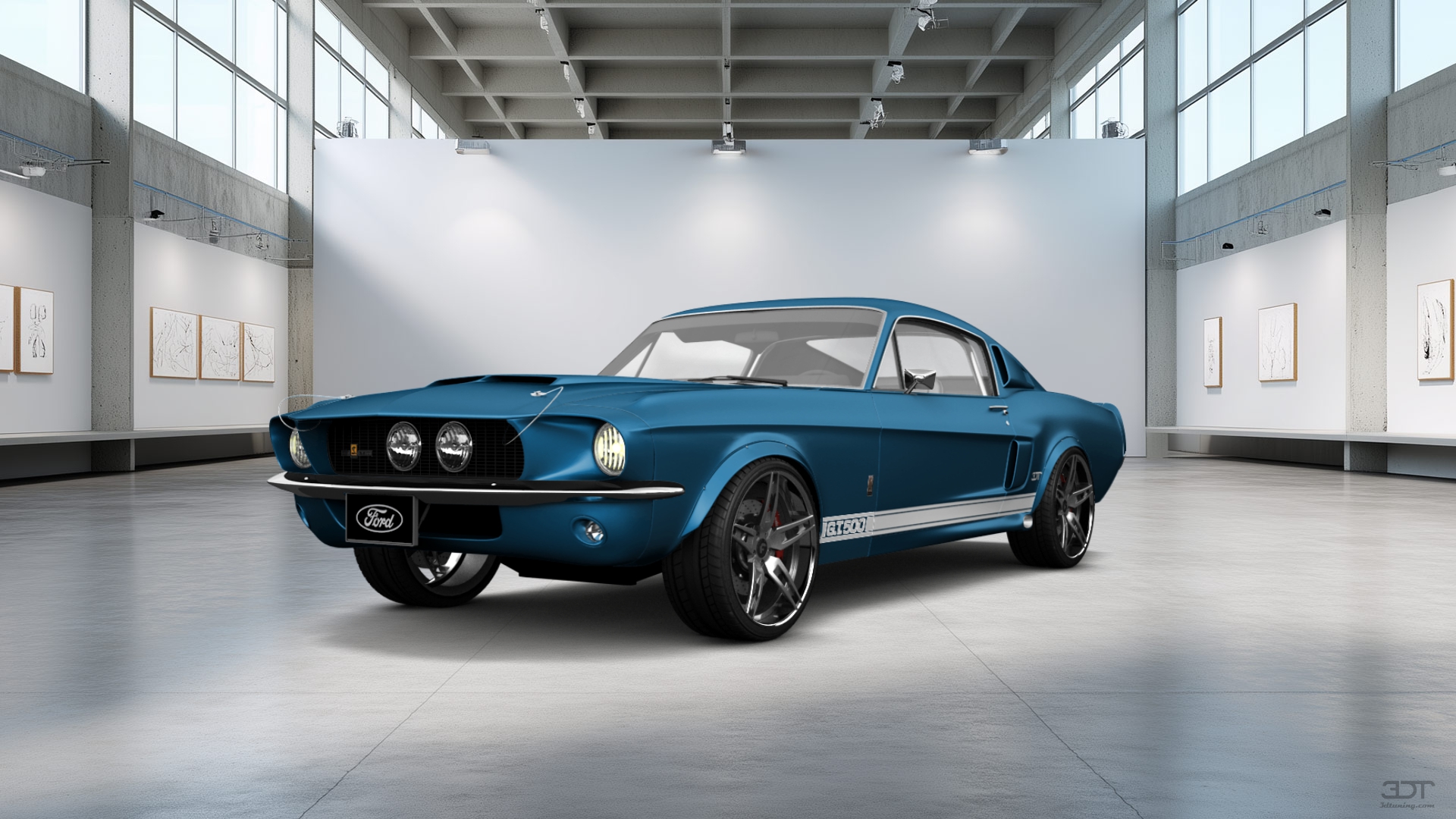 Mustang GT500 2 Door Coupe 1968 tuning