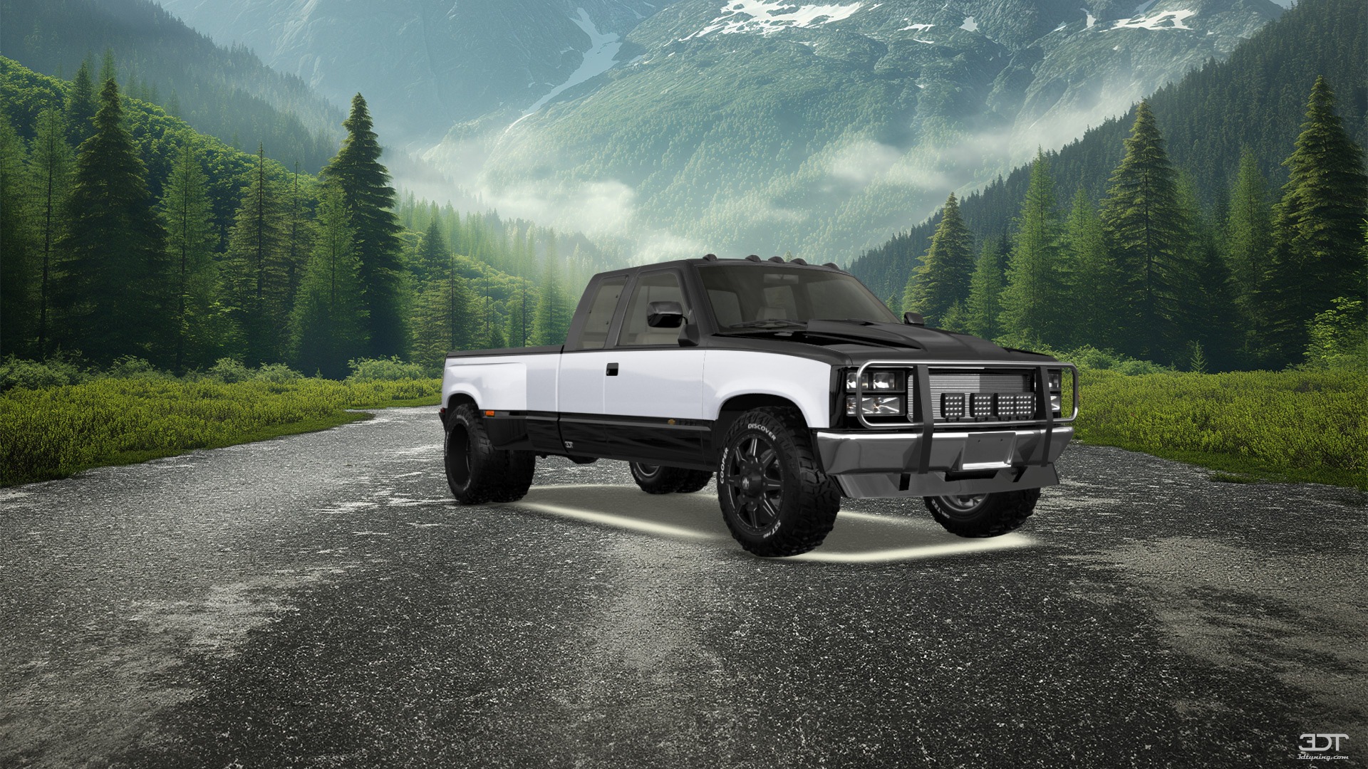 Chevrolet K3500 Extended Cab Pickup Truck 1988