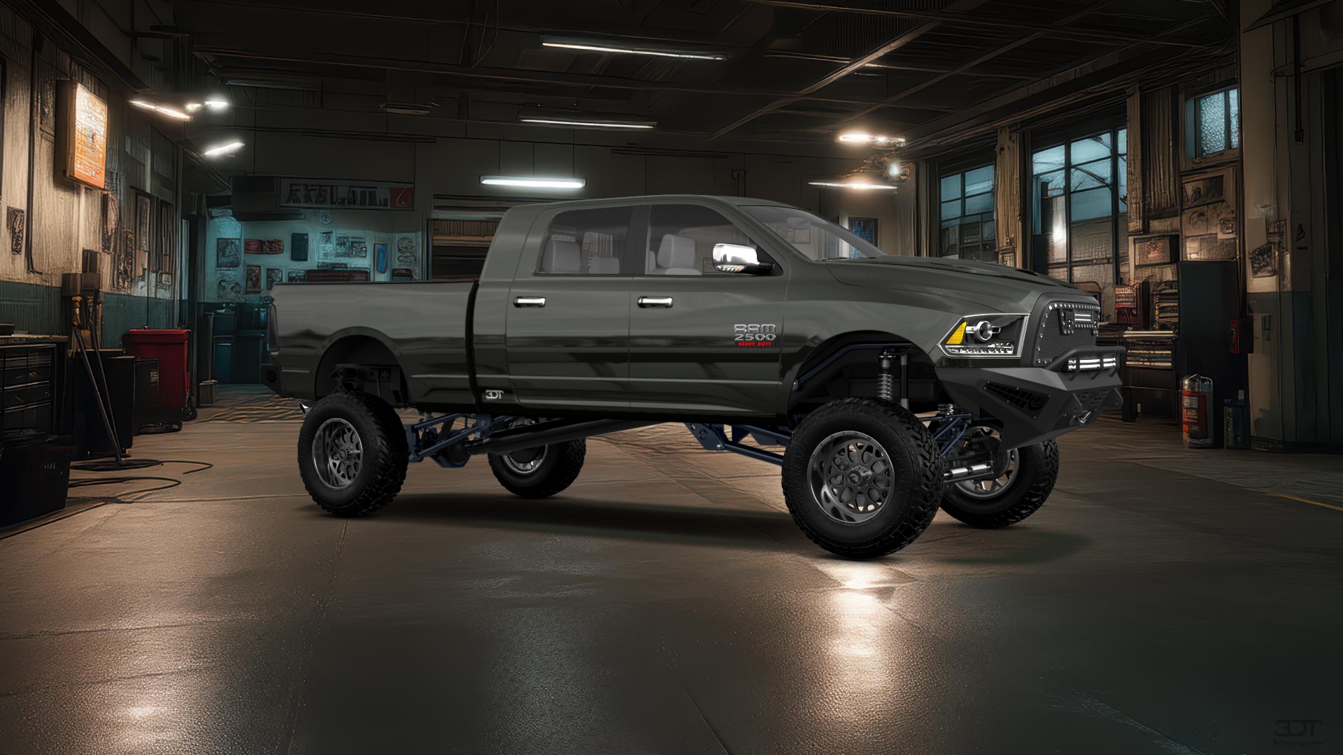 Dodge Ram 2500 Mega Cab 6.4 ft box 4 Door pickup truck 2010 tuning