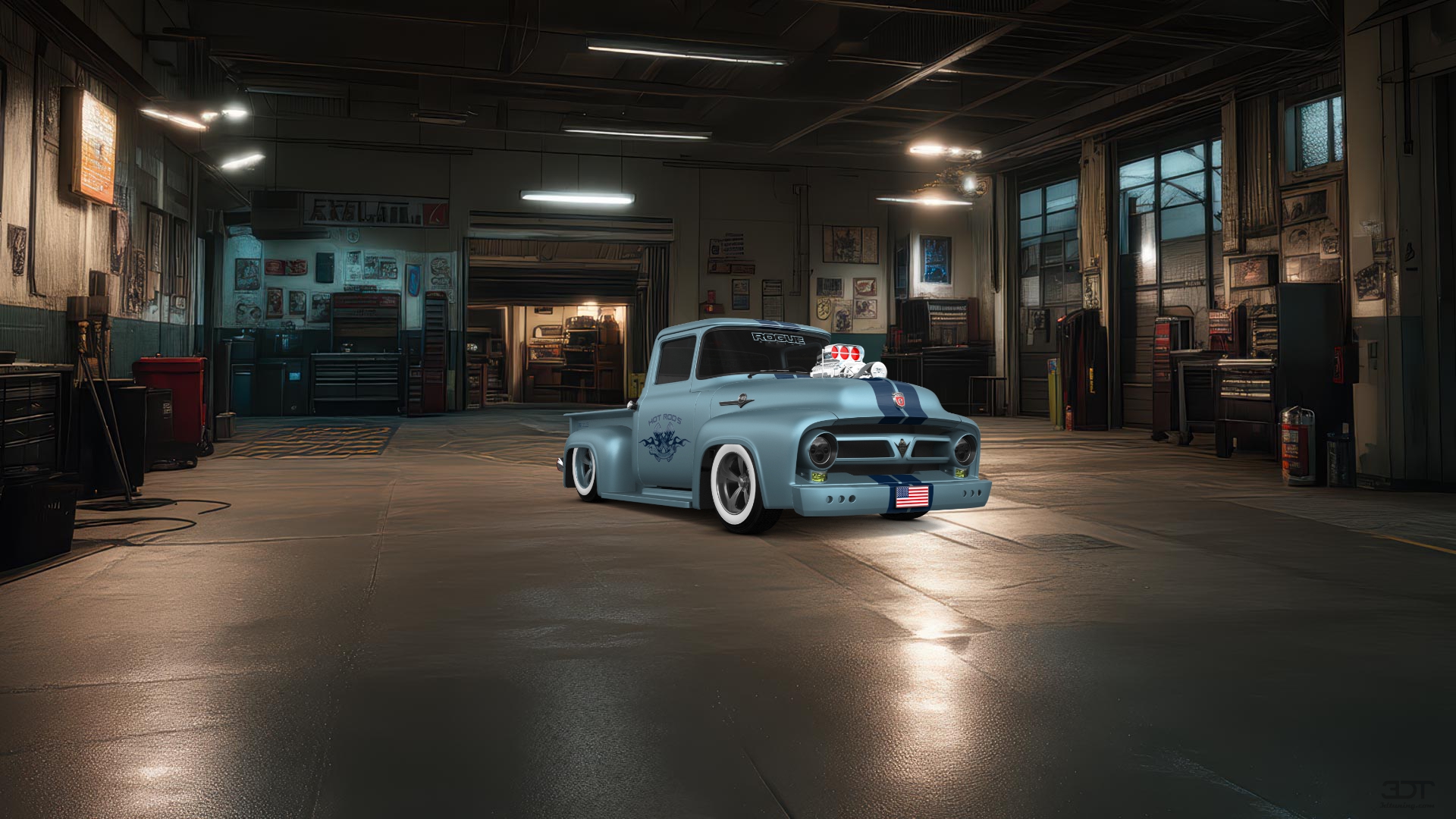Ford F-100 2 Door truck 1956 tuning