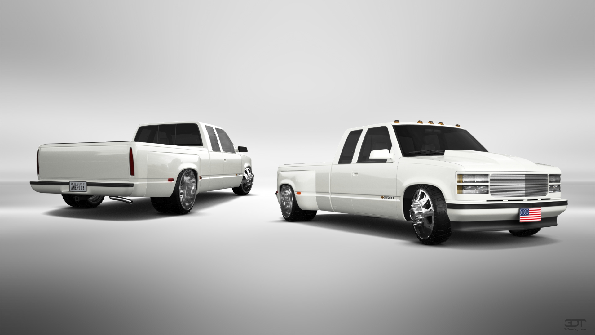 Chevrolet K3500 Extended Cab Pickup Truck 1988