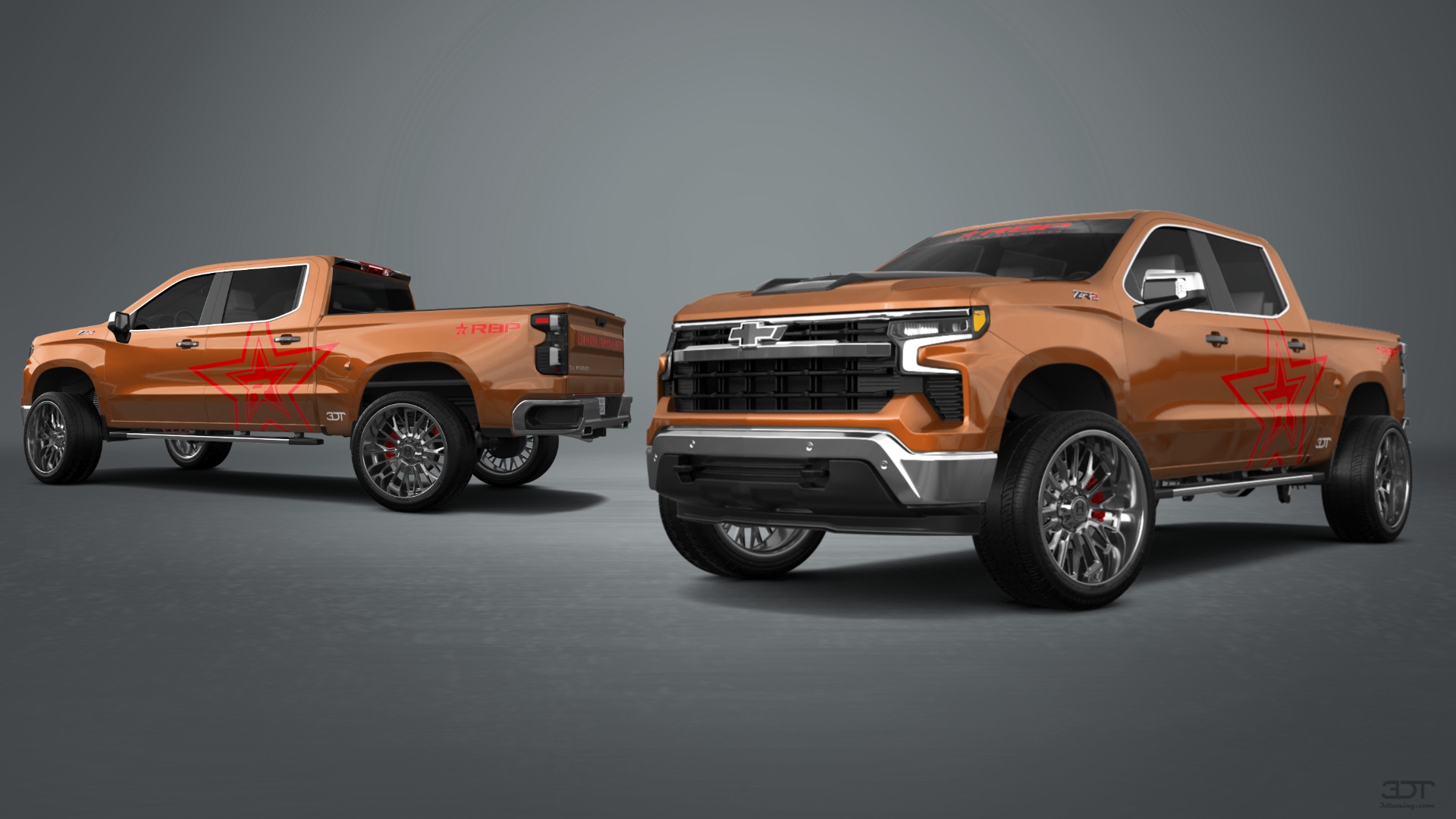 Chevrolet Silverado 1500 Crew Cab 5.8 ft box 4 Door pickup truck 2023 tuning