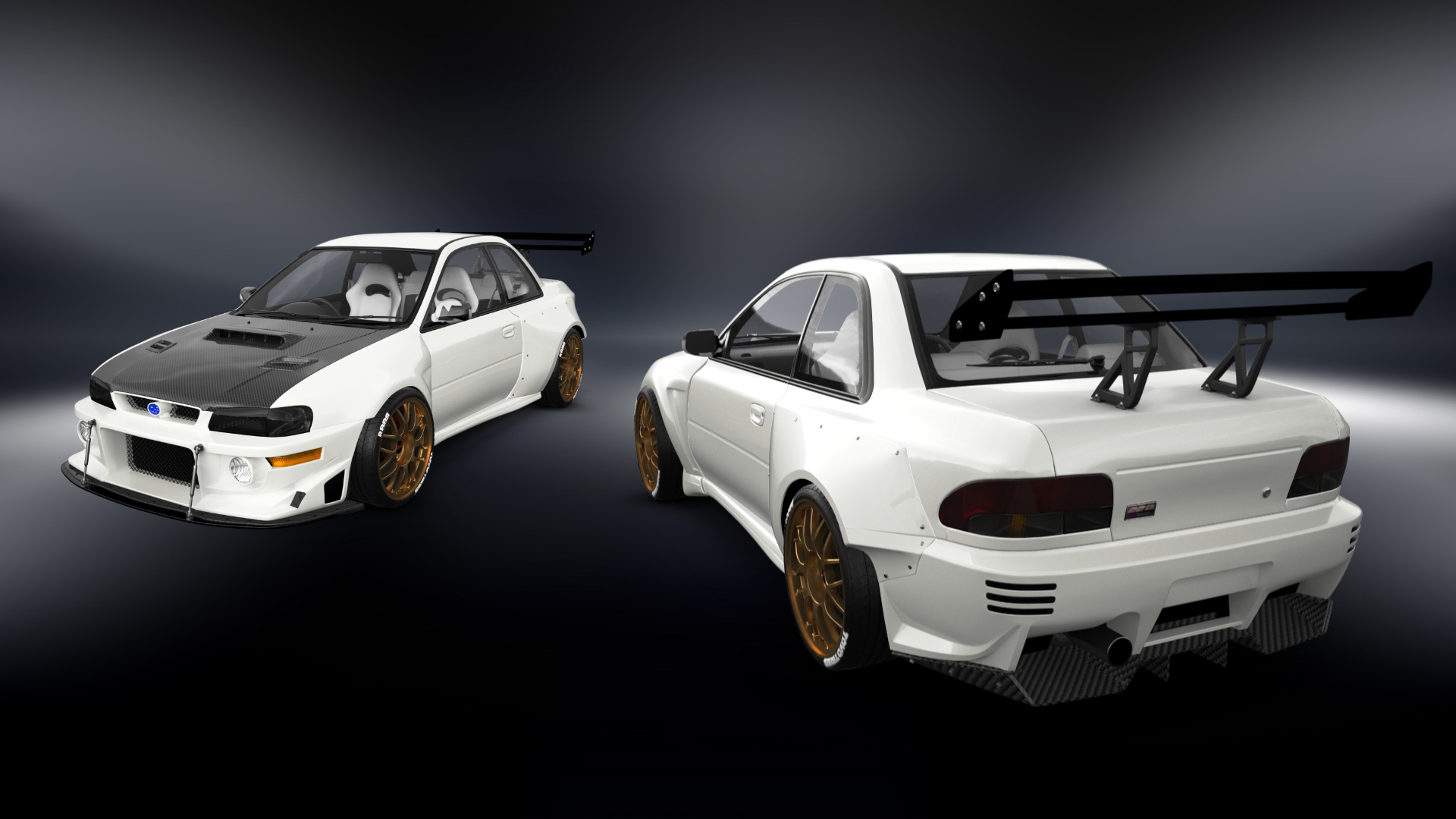 Subaru Impreza WRX STI 22B 2 Door Coupe 2000 tuning