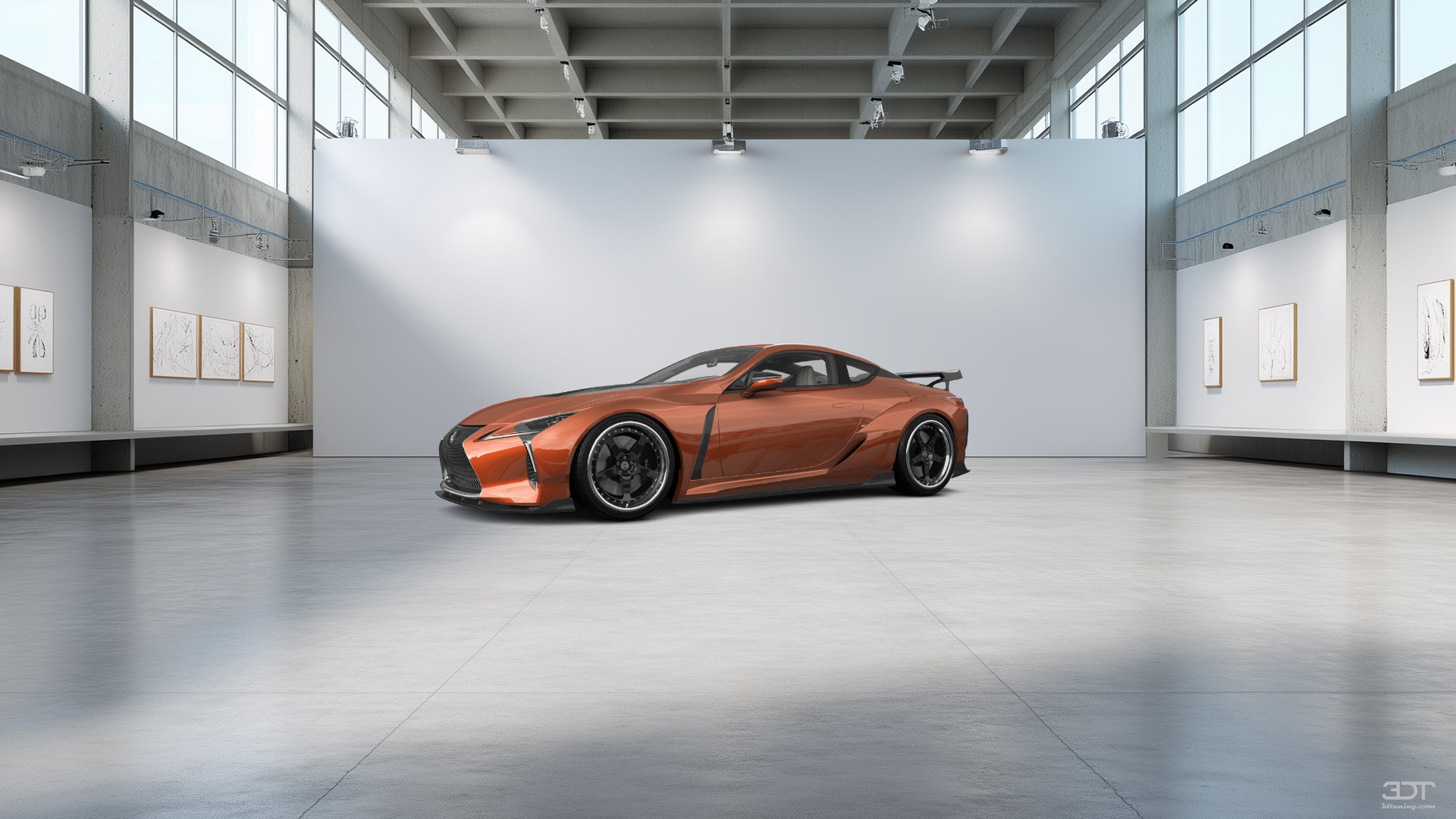 Lexus LC500 2 door fastback coupe 2017 tuning