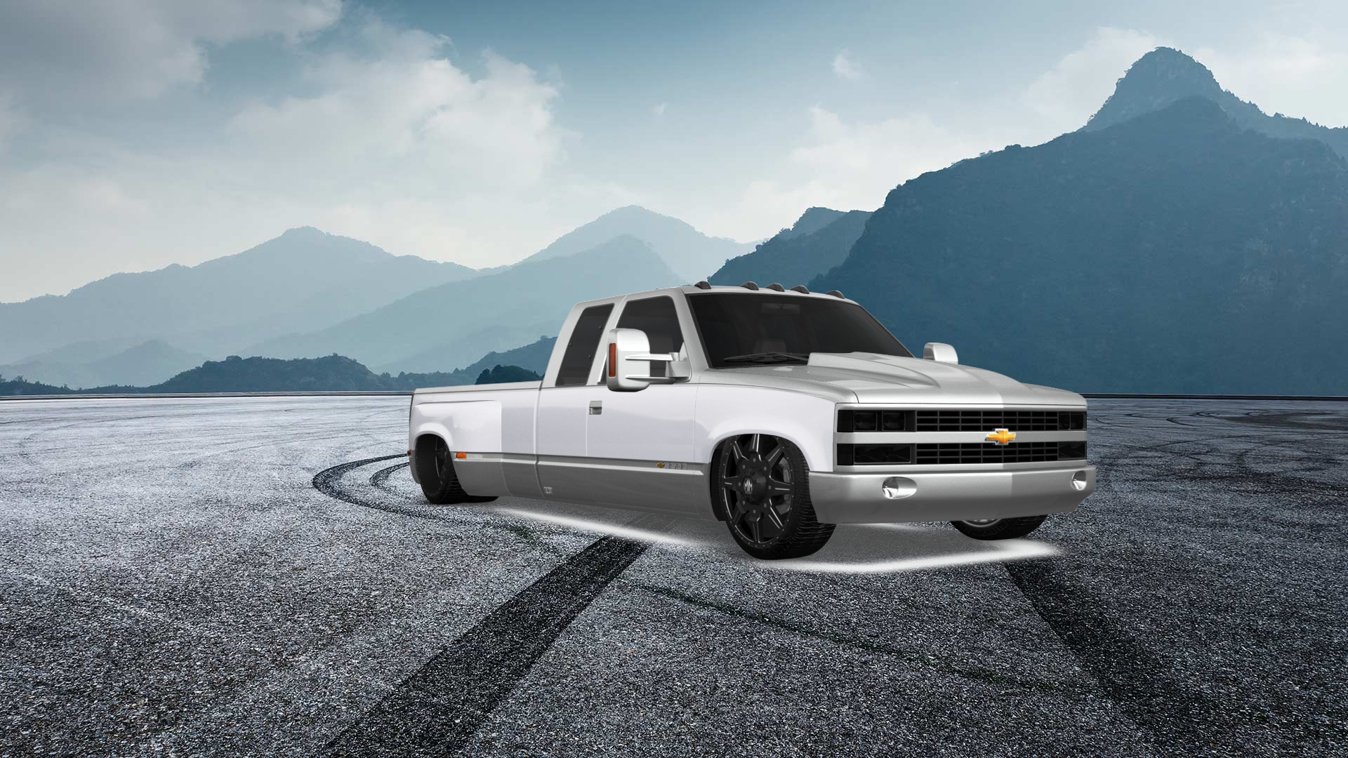 Chevrolet K3500 Extended Cab Pickup Truck 1988