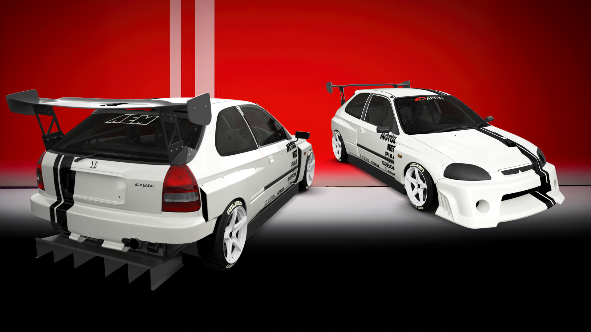 Honda Civic 3 Door Hatchback 1997 tuning