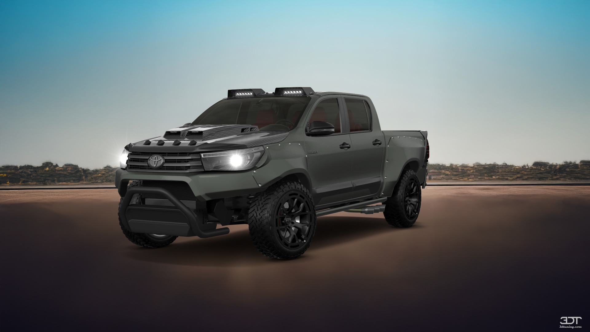 Toyota Hilux Double Cab 4 Door pickup truck 2015 tuning