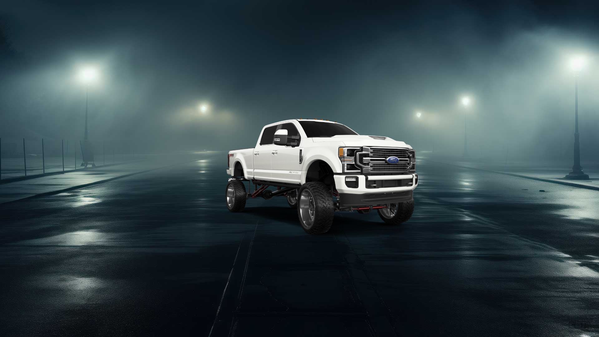 Ford F-250 4 Door pickup truck 2021 tuning