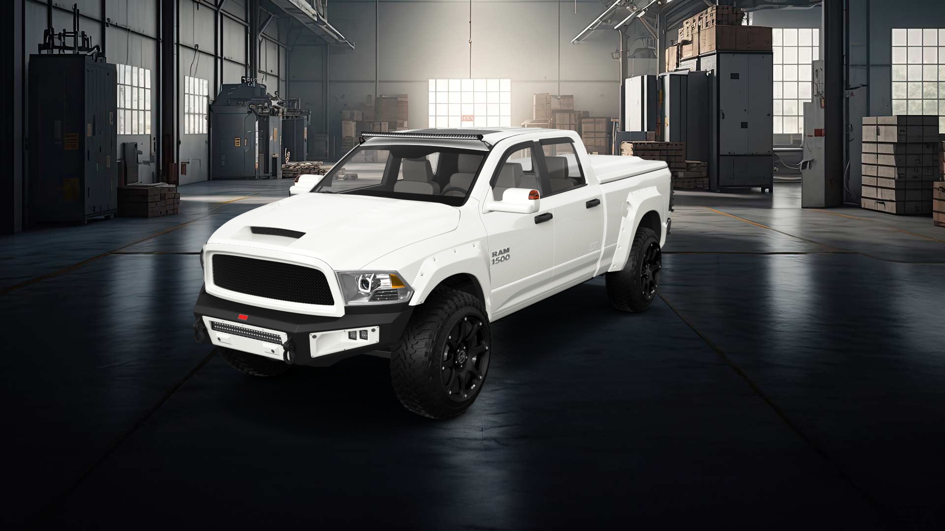 Dodge Ram 1500 Crew Cab 6.4 ft box 4 Door pickup truck 2009 tuning