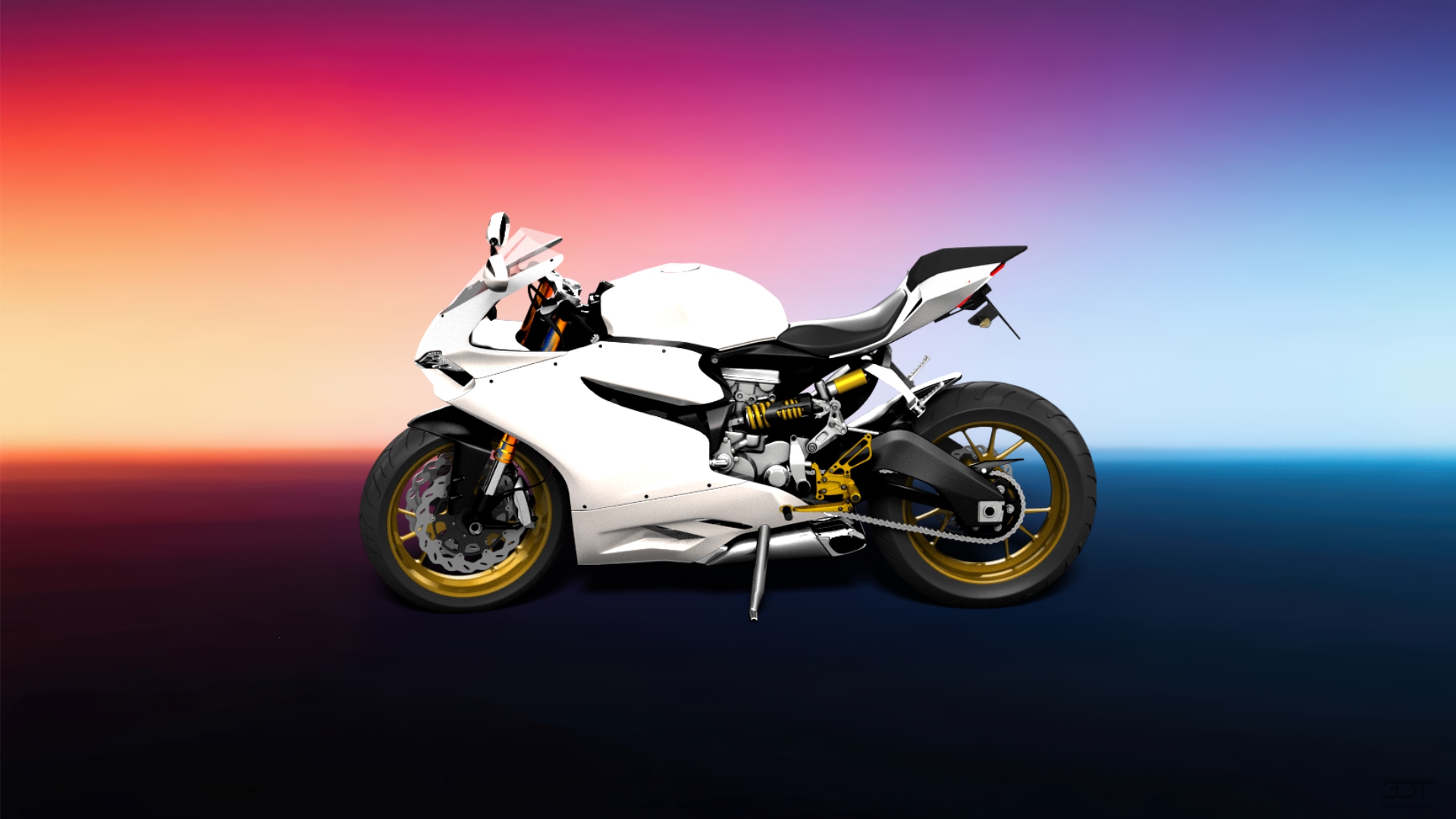 Ducati 899 Panigale Sport Bike 2015 tuning