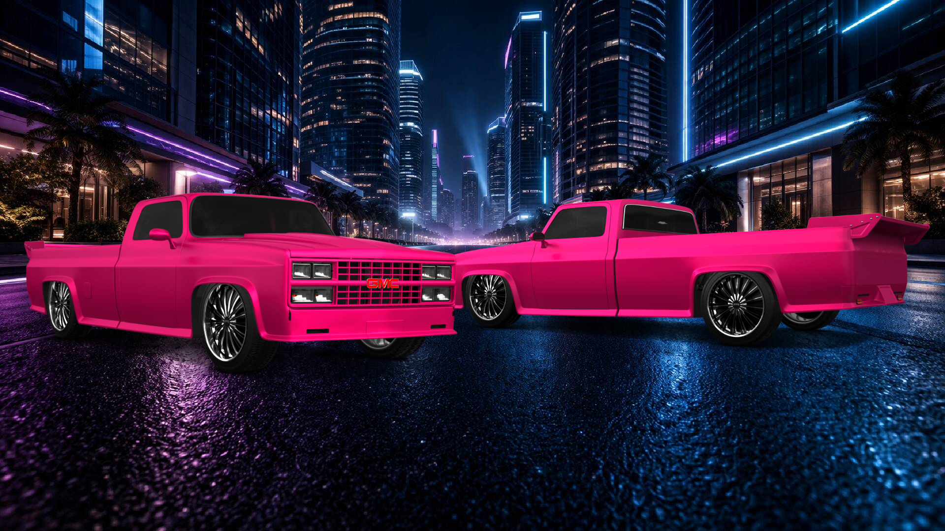 GMC Sierra 1500 2 Door pickup truck 1985 tuning