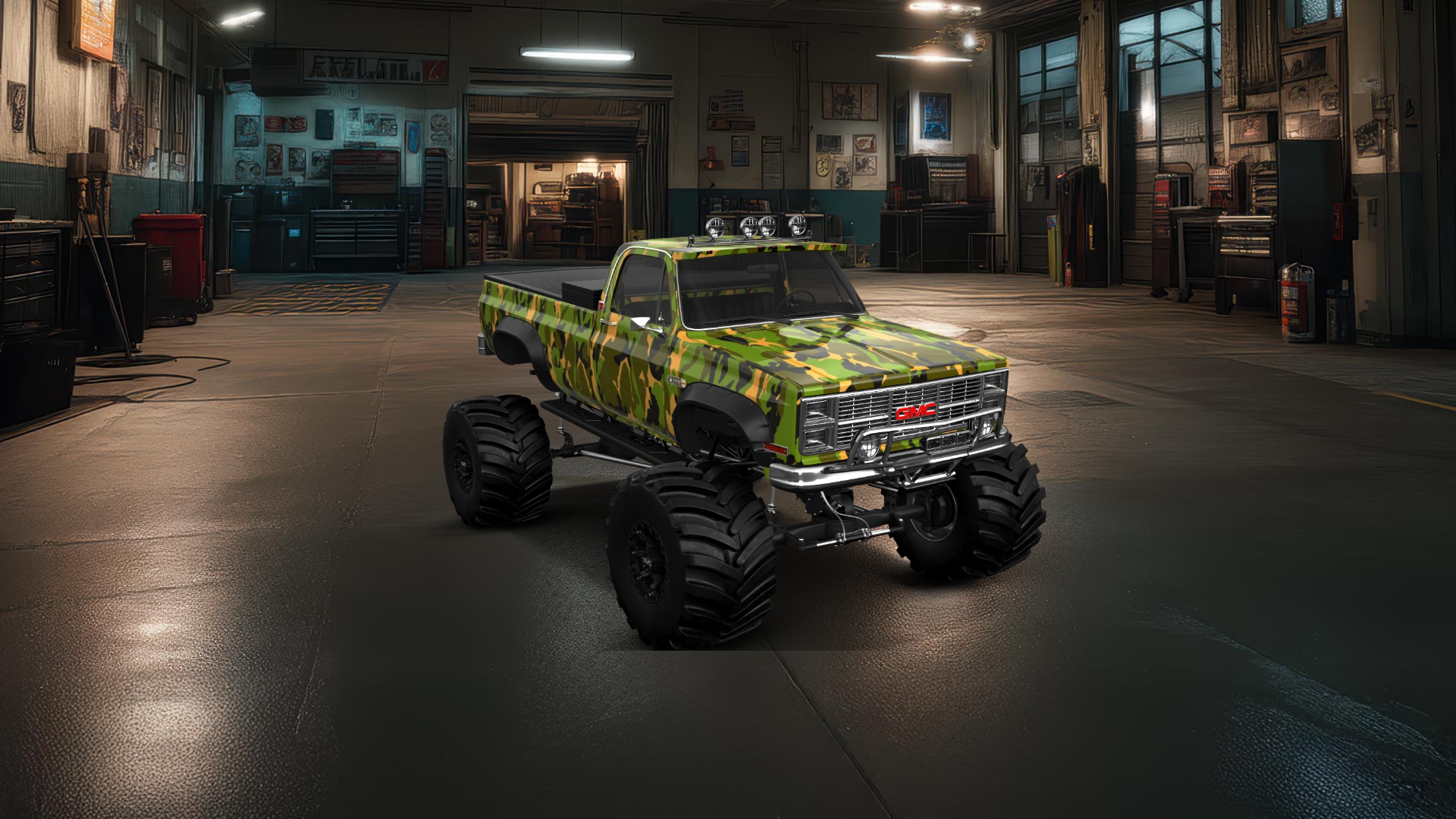 GMC Sierra 1500 2 Door pickup truck 1985 tuning