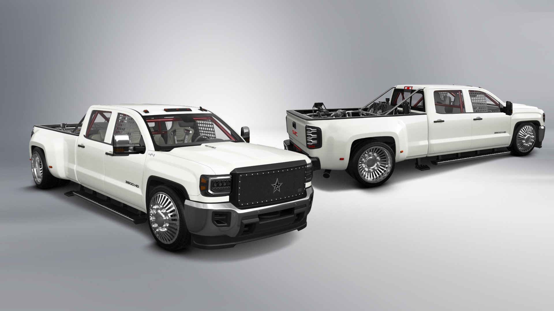 GMC Sierra 3500 HD Crew Cab 4 Door pickup truck 2015 tuning