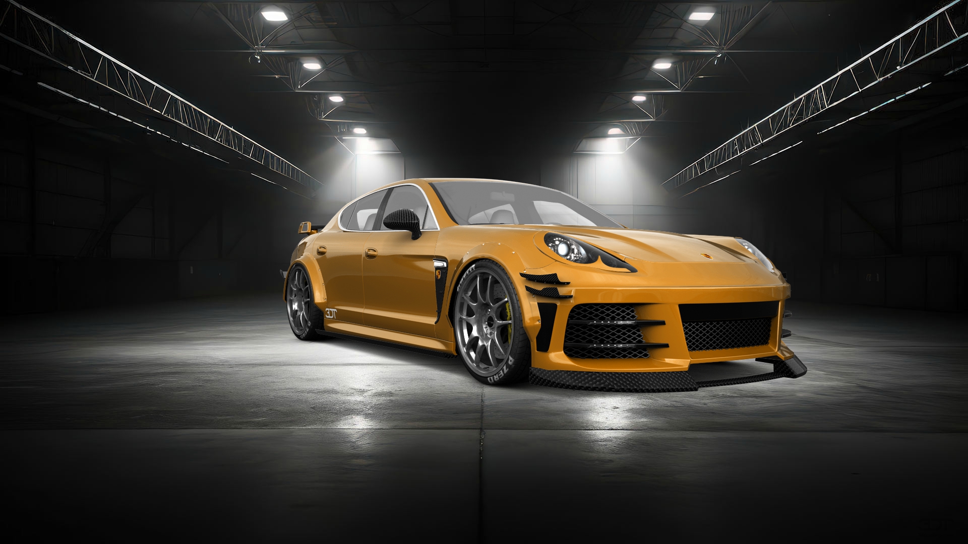 Porsche Panamera 4 door fastback saloon 2011 tuning