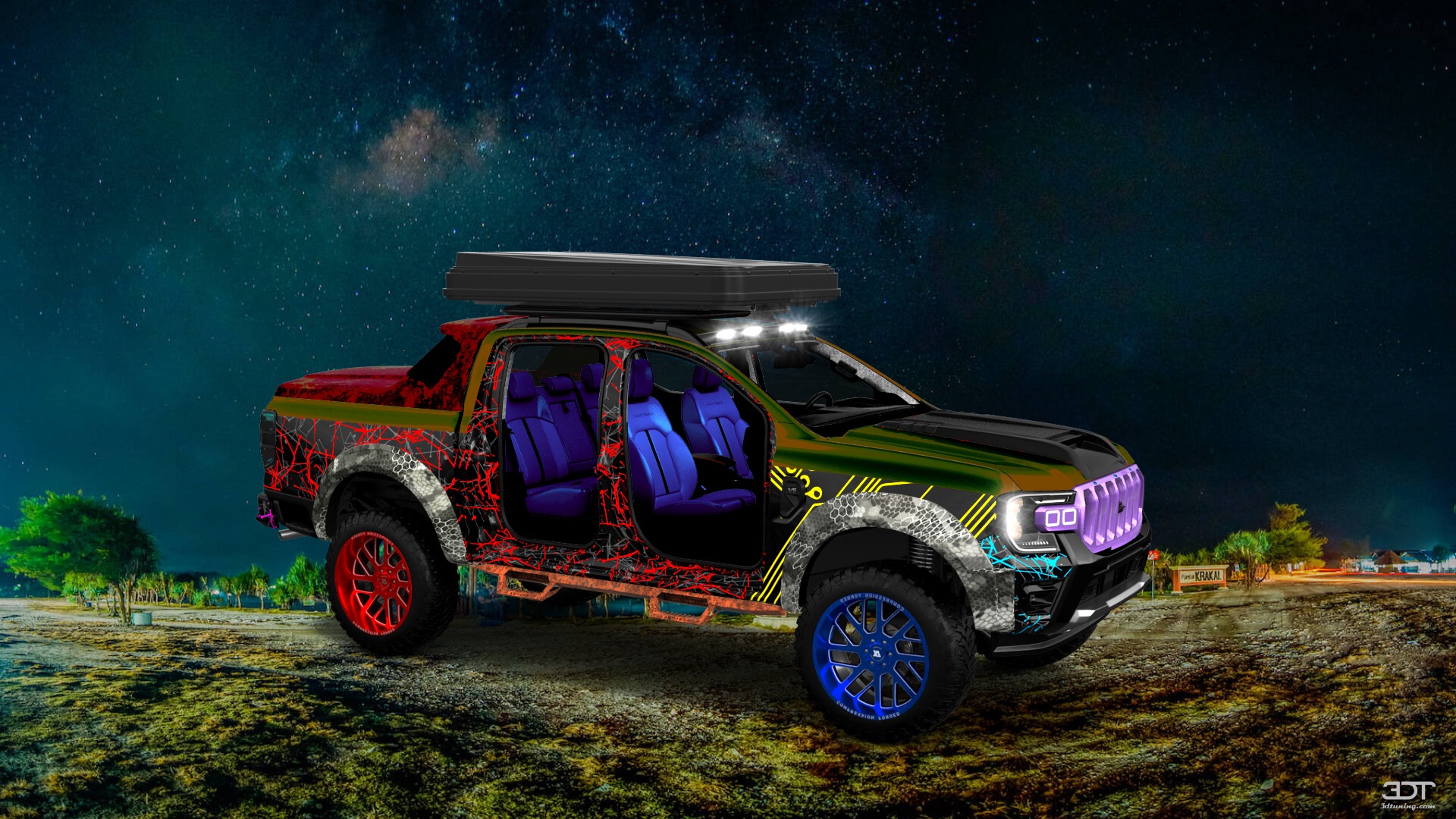 Ford Ranger 4 Door pickup truck 2022 tuning