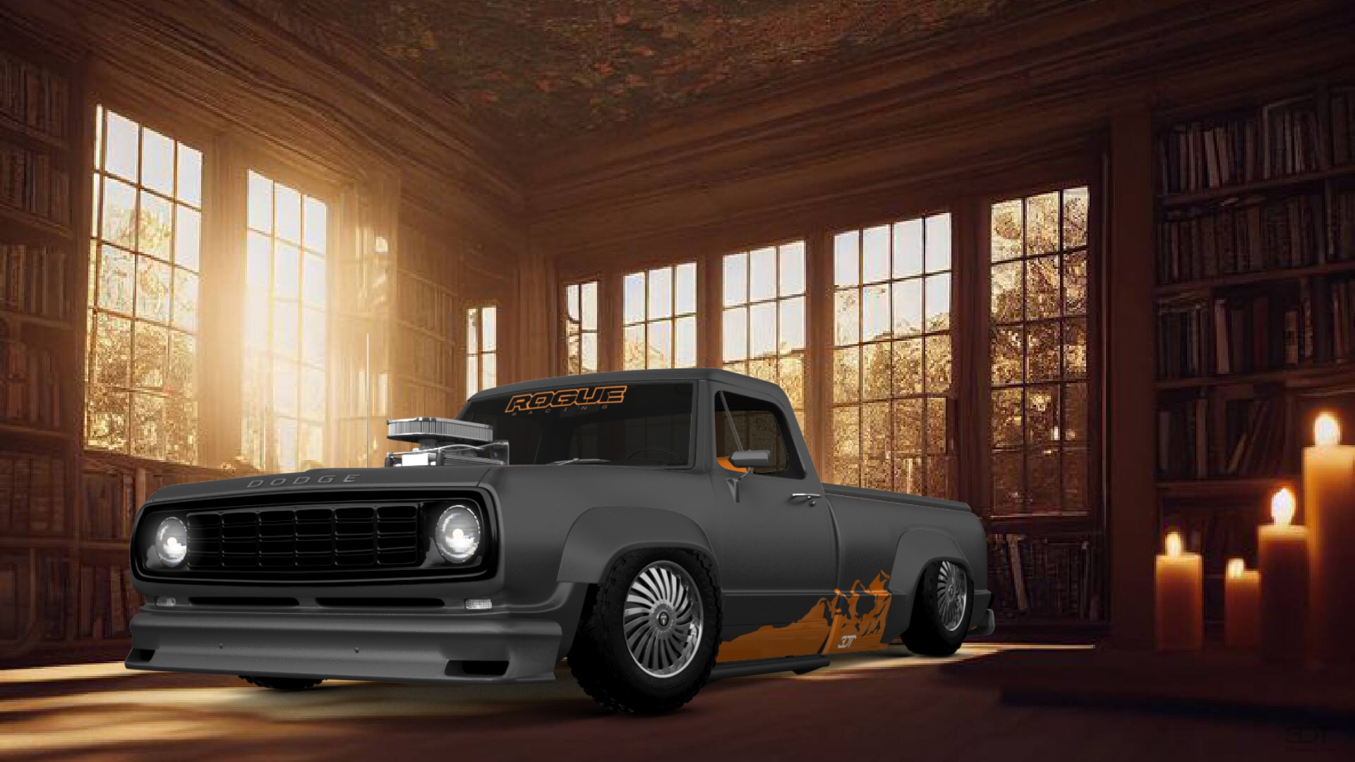 Dodge Power Wagon W200 2 Door pickup truck 1972 tuning