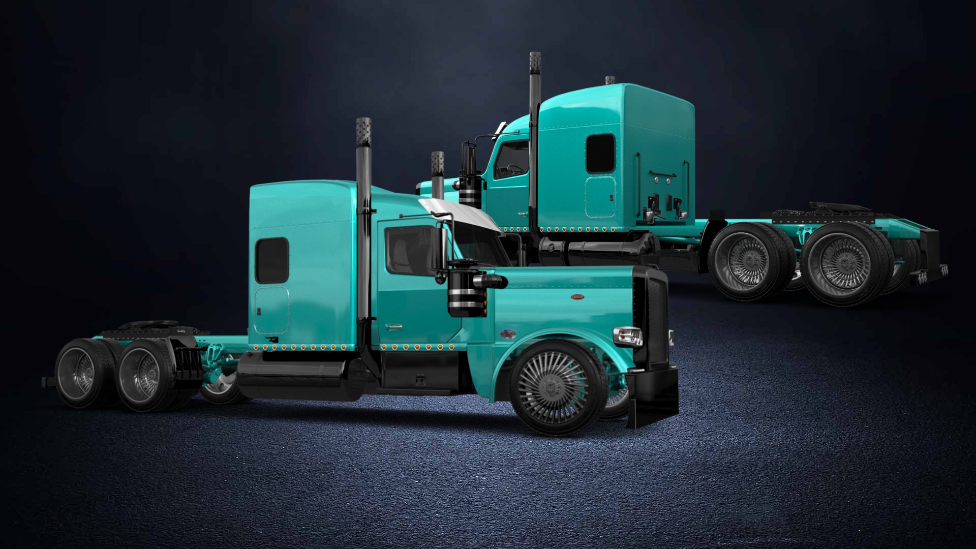 Peterbilt 589 Sleeper Cab Truck 2024 tuning