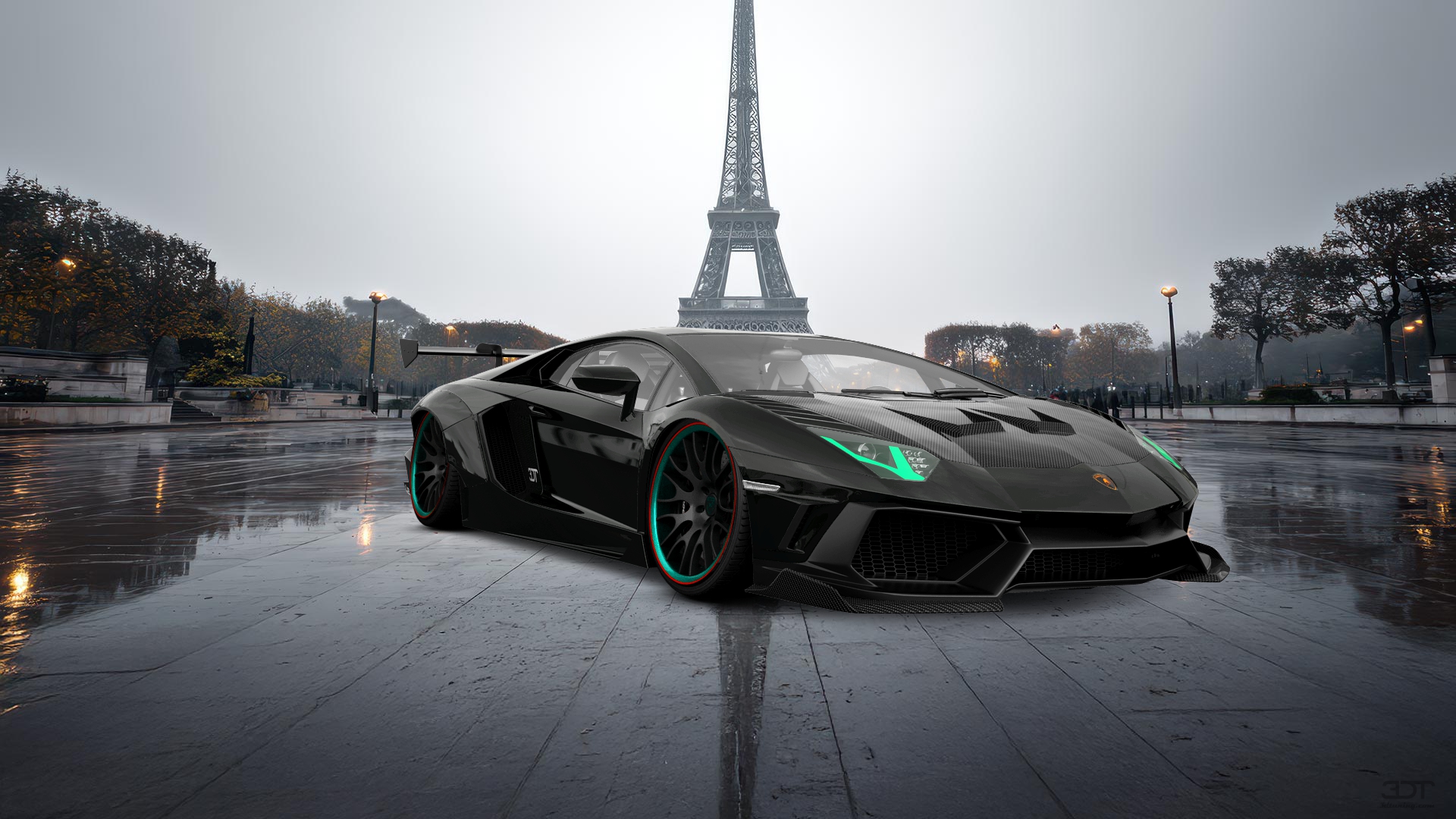Lamborghini Aventador 2 Door Coupe 2012 tuning