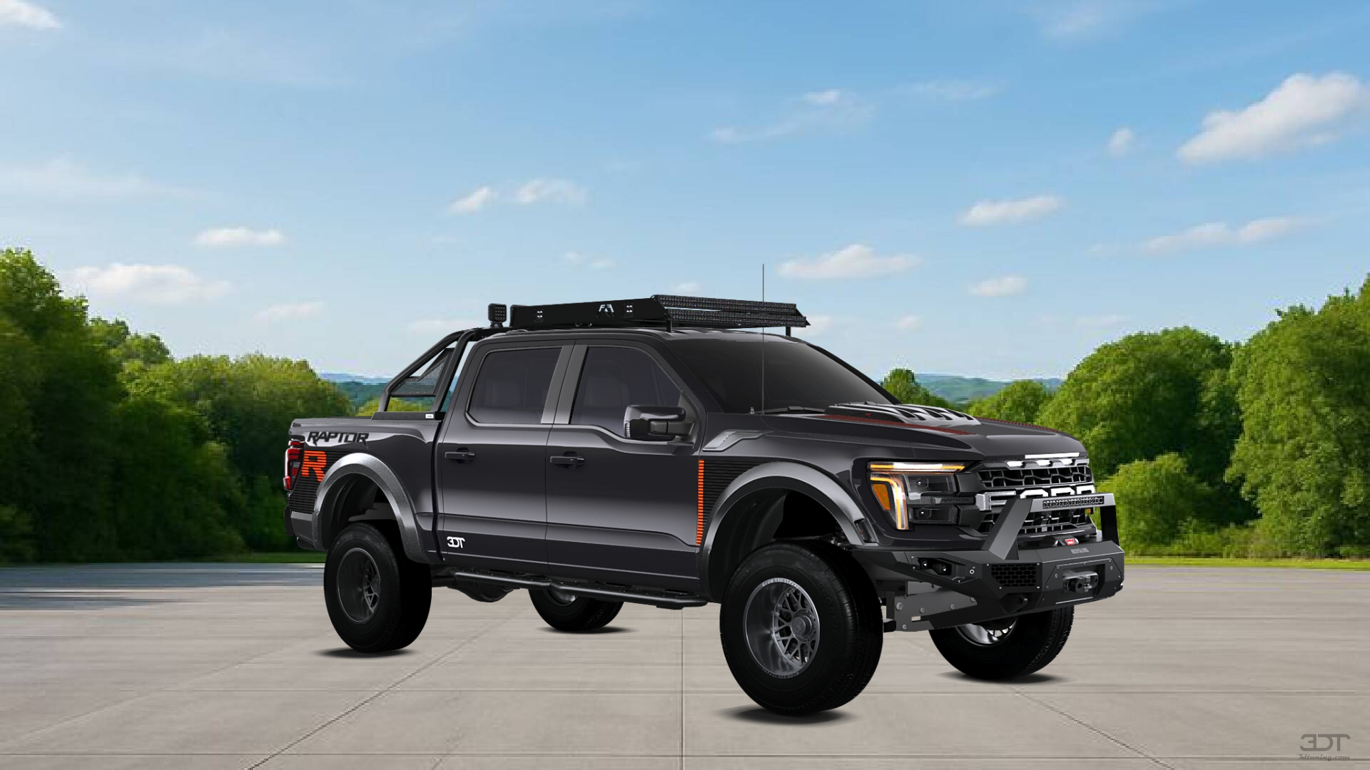 Ford F-150 Raptor 4 Door pickup truck 2024 tuning