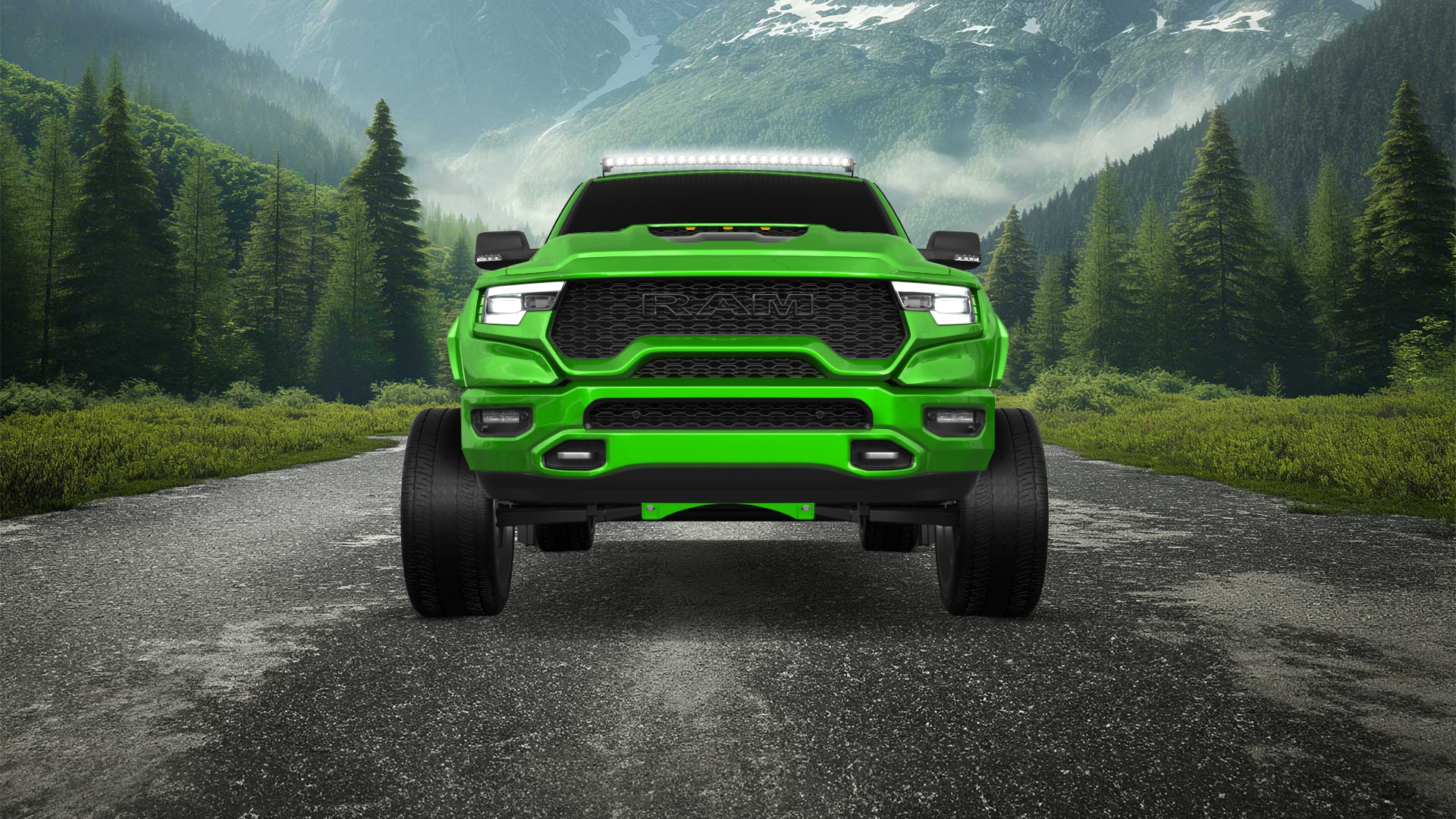 Dodge Ram 1500 TRX 4 Door pickup truck 2021 tuning
