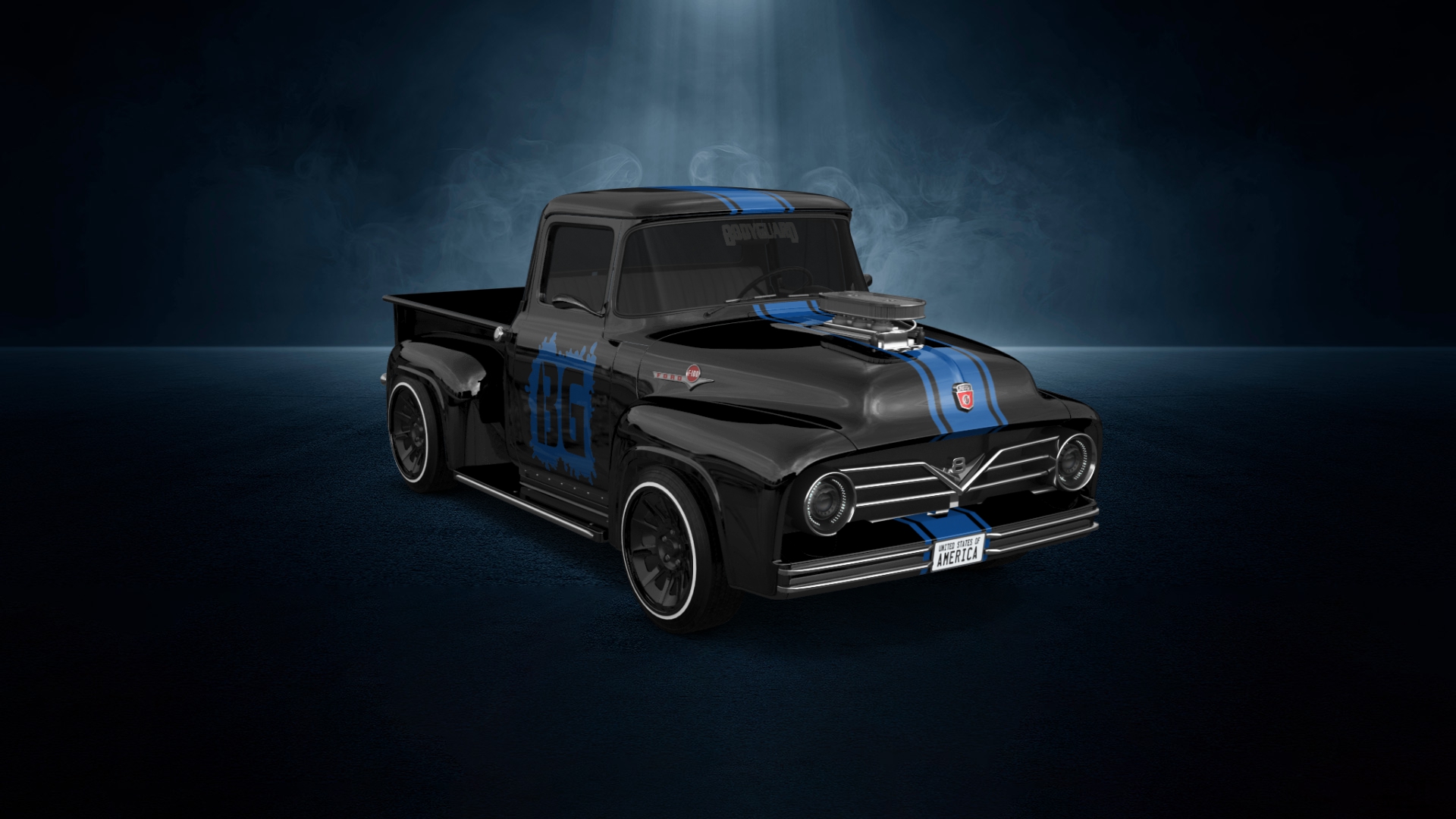 Ford F-100 2 Door truck 1956 tuning