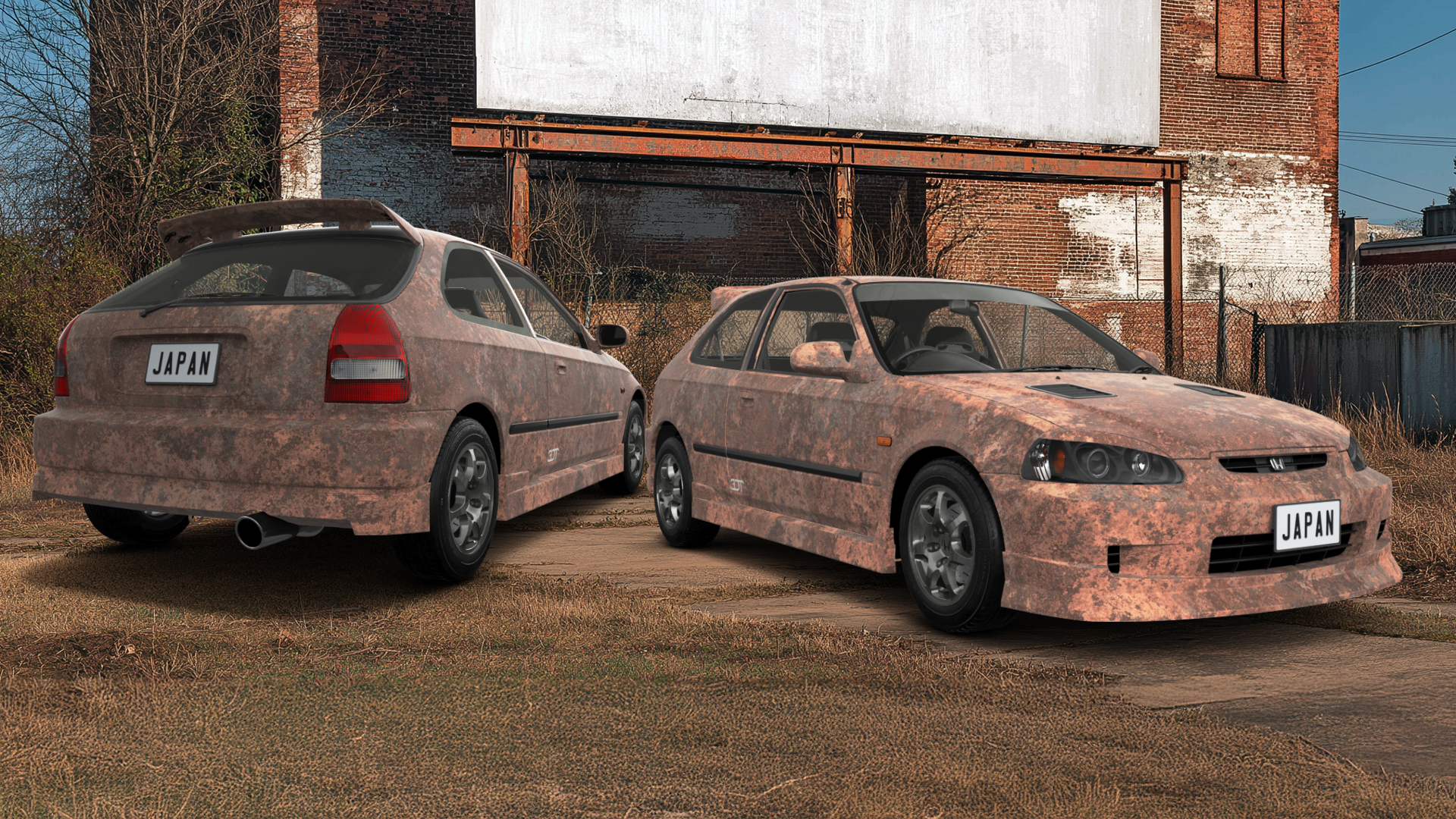 Honda Civic 3 Door Hatchback 1997 tuning