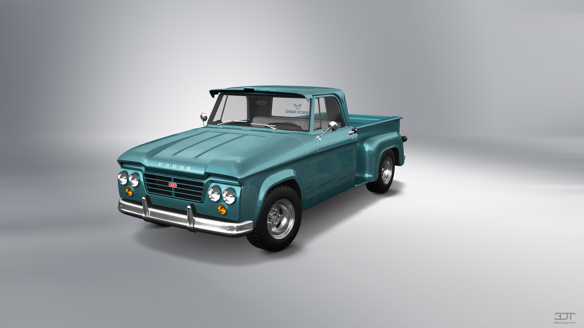 Dodge D-100 Stepside 2 Door pickup truck 1961 tuning