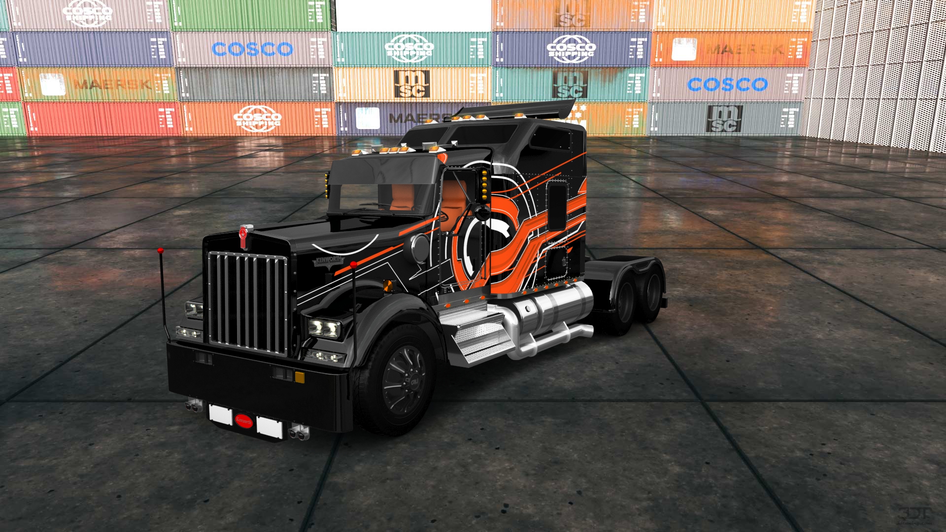 Kenworth W900 Sleeper Cab Truck 2015 tuning