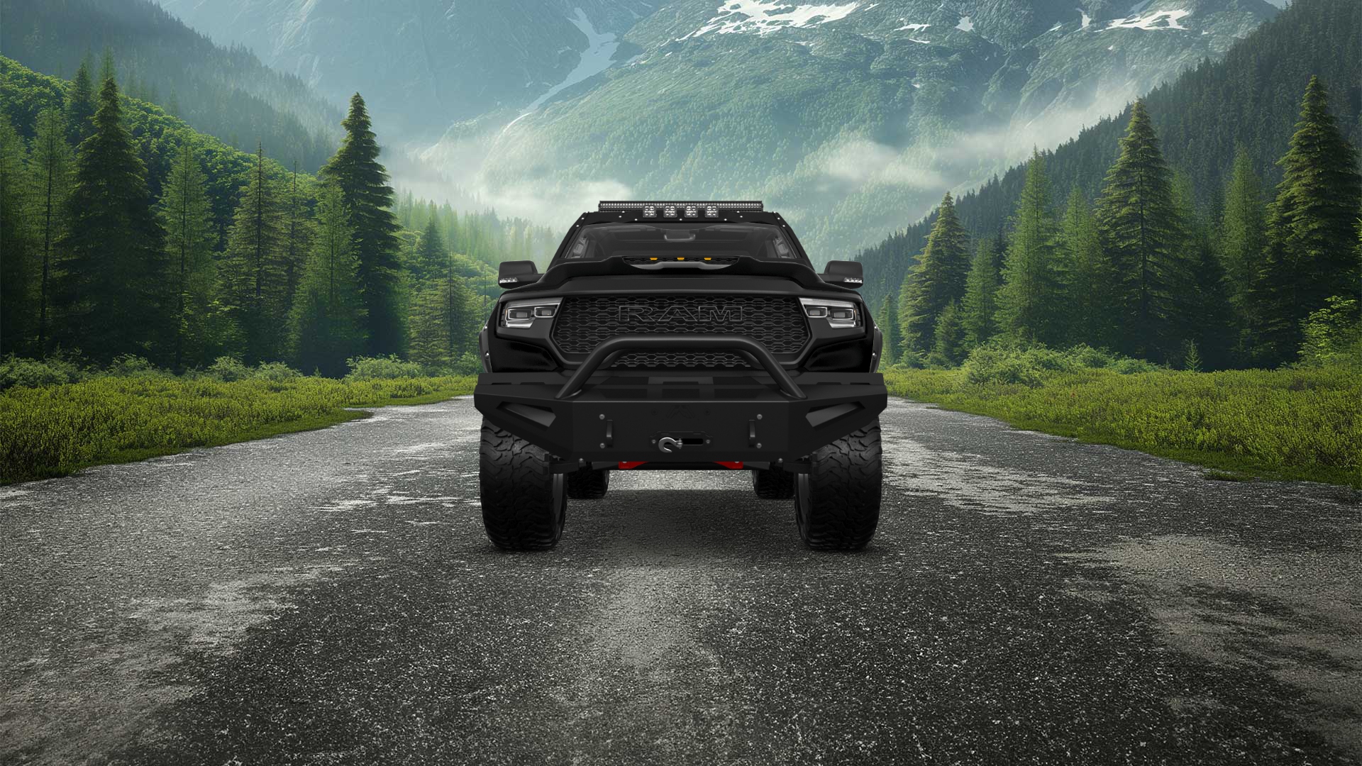 Dodge Ram 1500 TRX 4 Door pickup truck 2021 Images