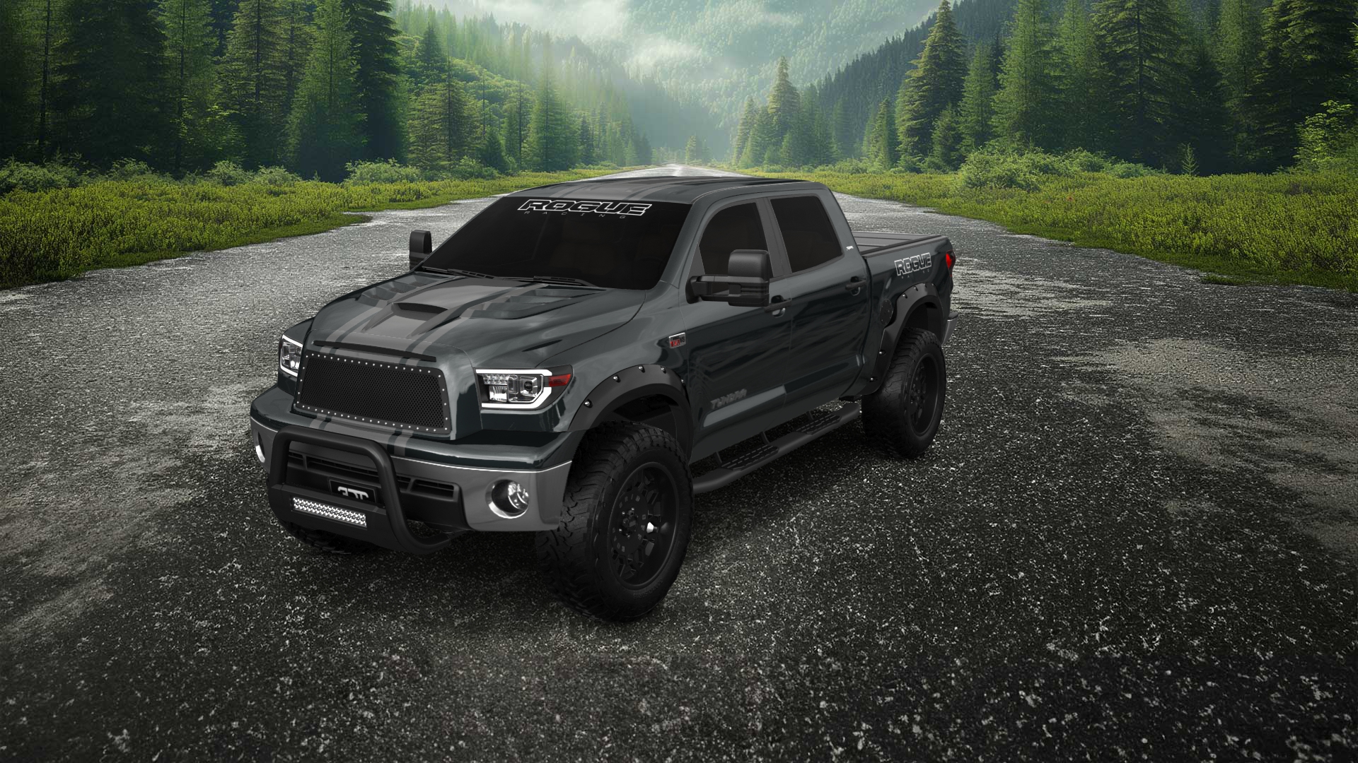 Toyota Tundra 5.5 ft box 4 Door pickup truck 2007 tuning